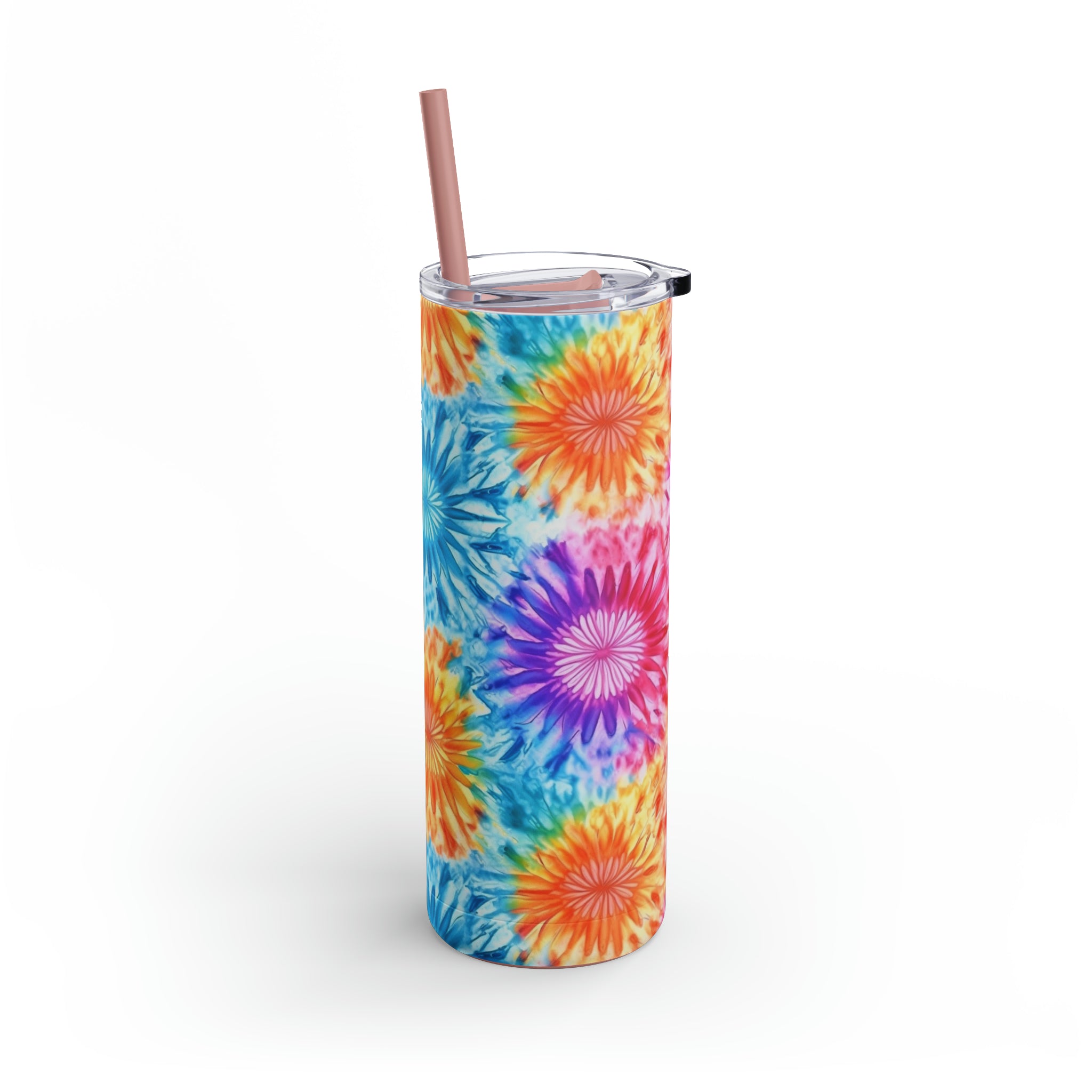 Maars Maker Skinny Matte Tumbler, 20oz - Tie Dye, Abstract Designs 02