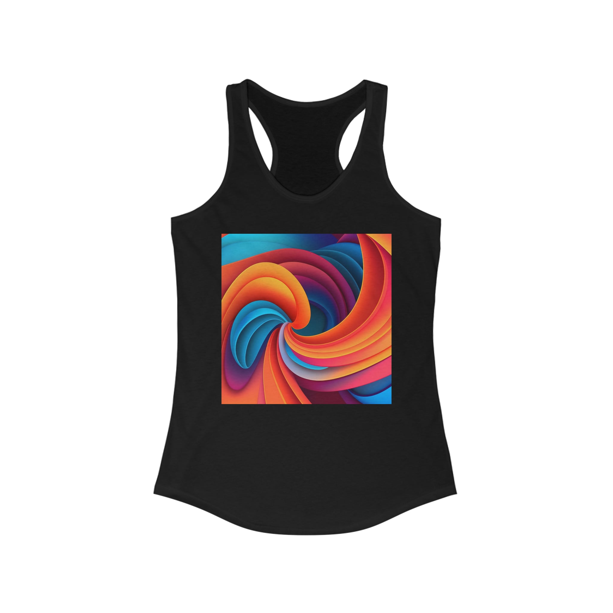 Women's Ideal Racerback Tank - Vector Art Design 04