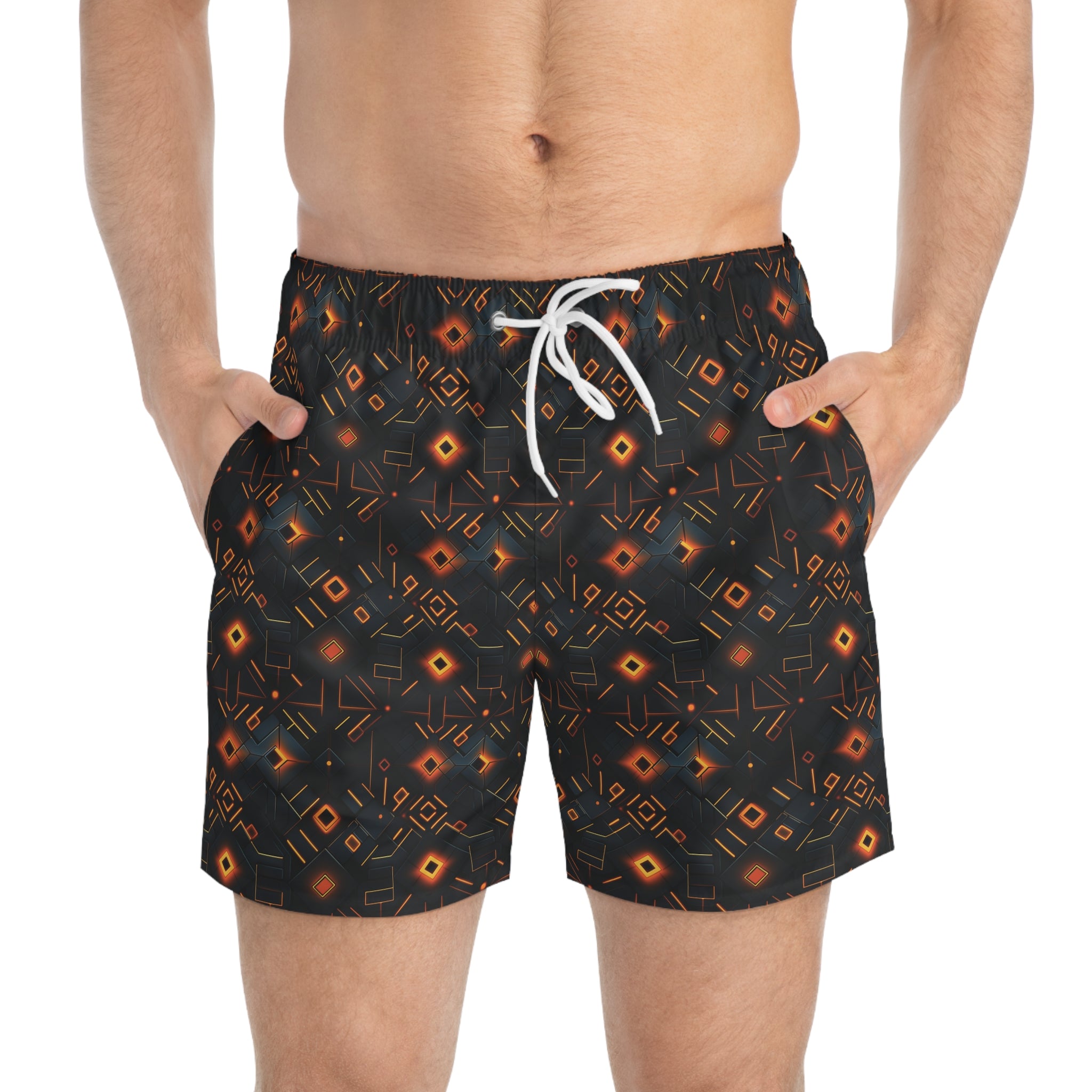 Swim Trunks (AOP) - Seamless Abstract Designs 05