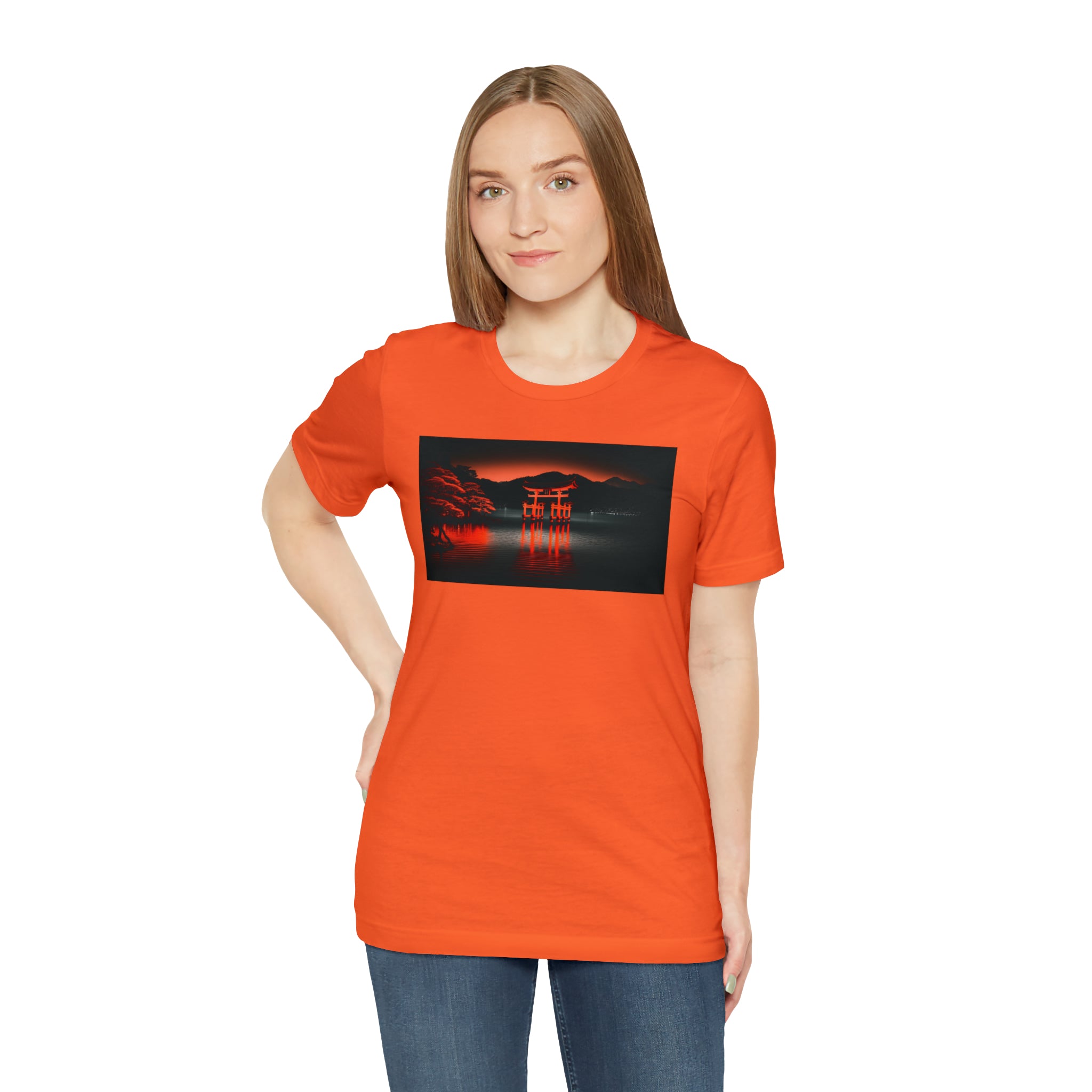 Unisex Jersey Short Sleeve Tee - Itsukushima Shrine, Japan