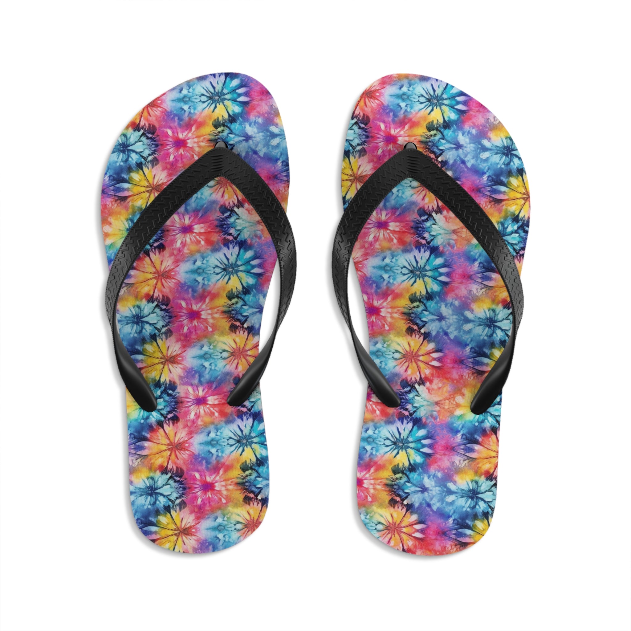 Unisex Flip-Flops (AOP) - Tie Dye Designs 05