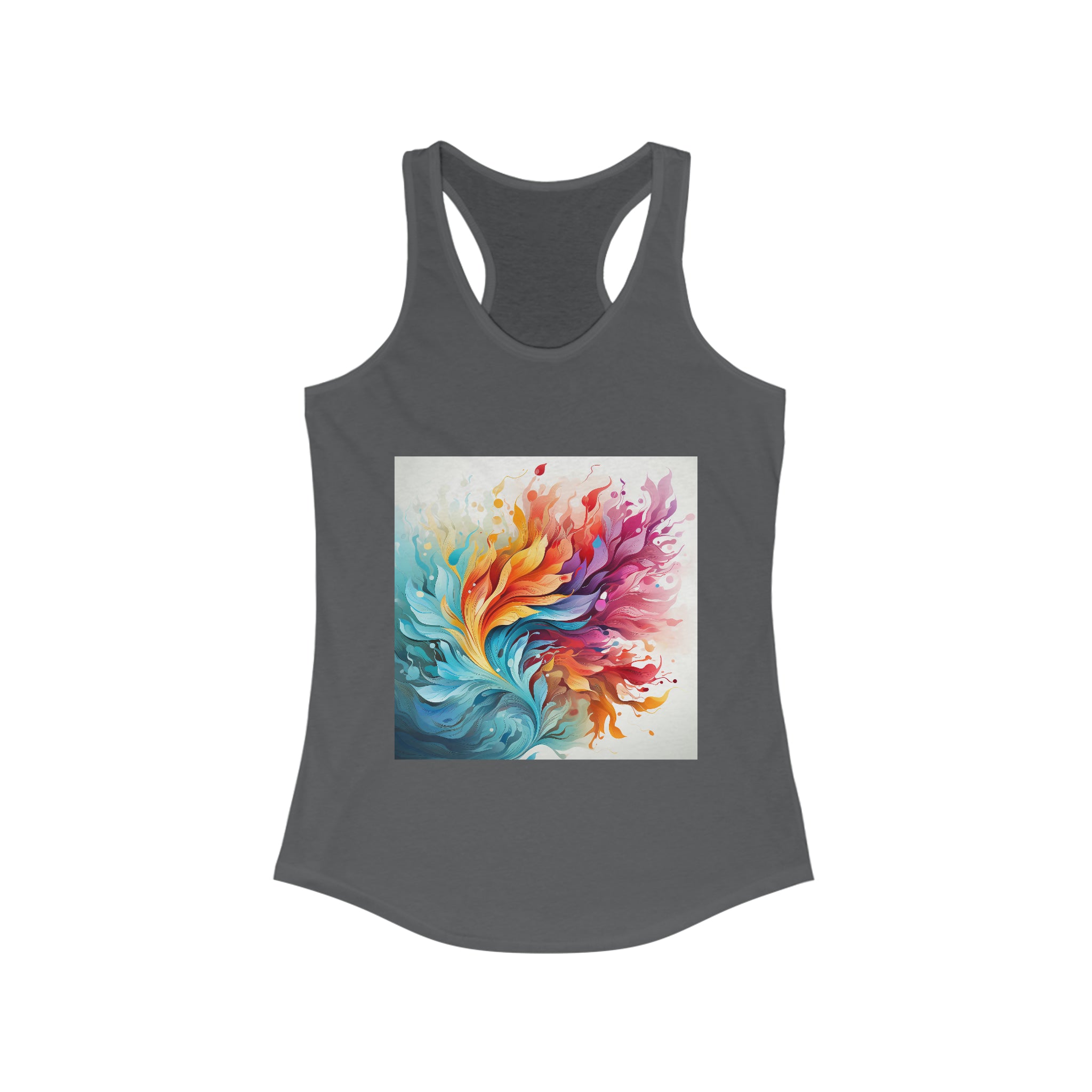 Women's Ideal Racerback Tank - Vector Art Design 27