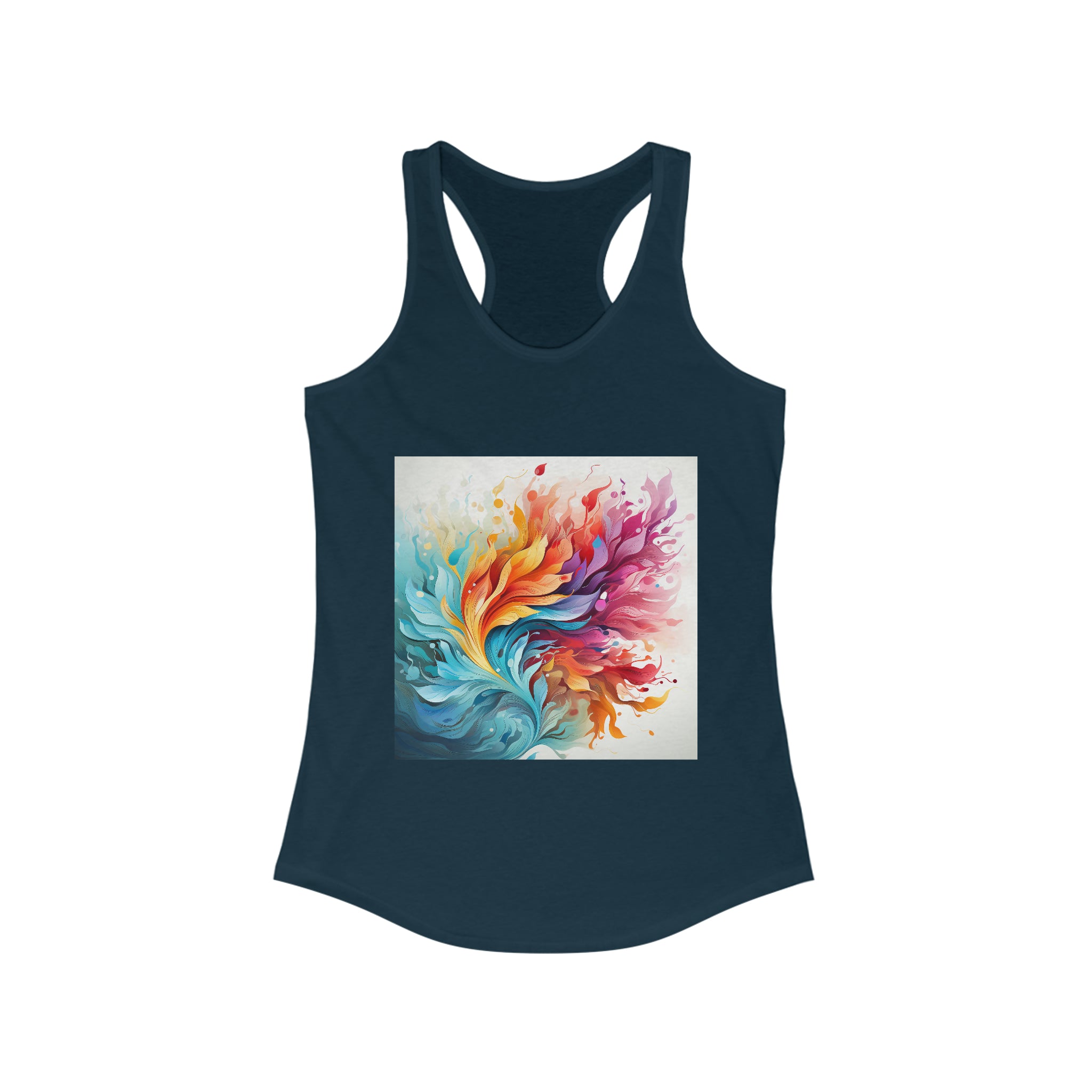 Women's Ideal Racerback Tank - Vector Art Design 27