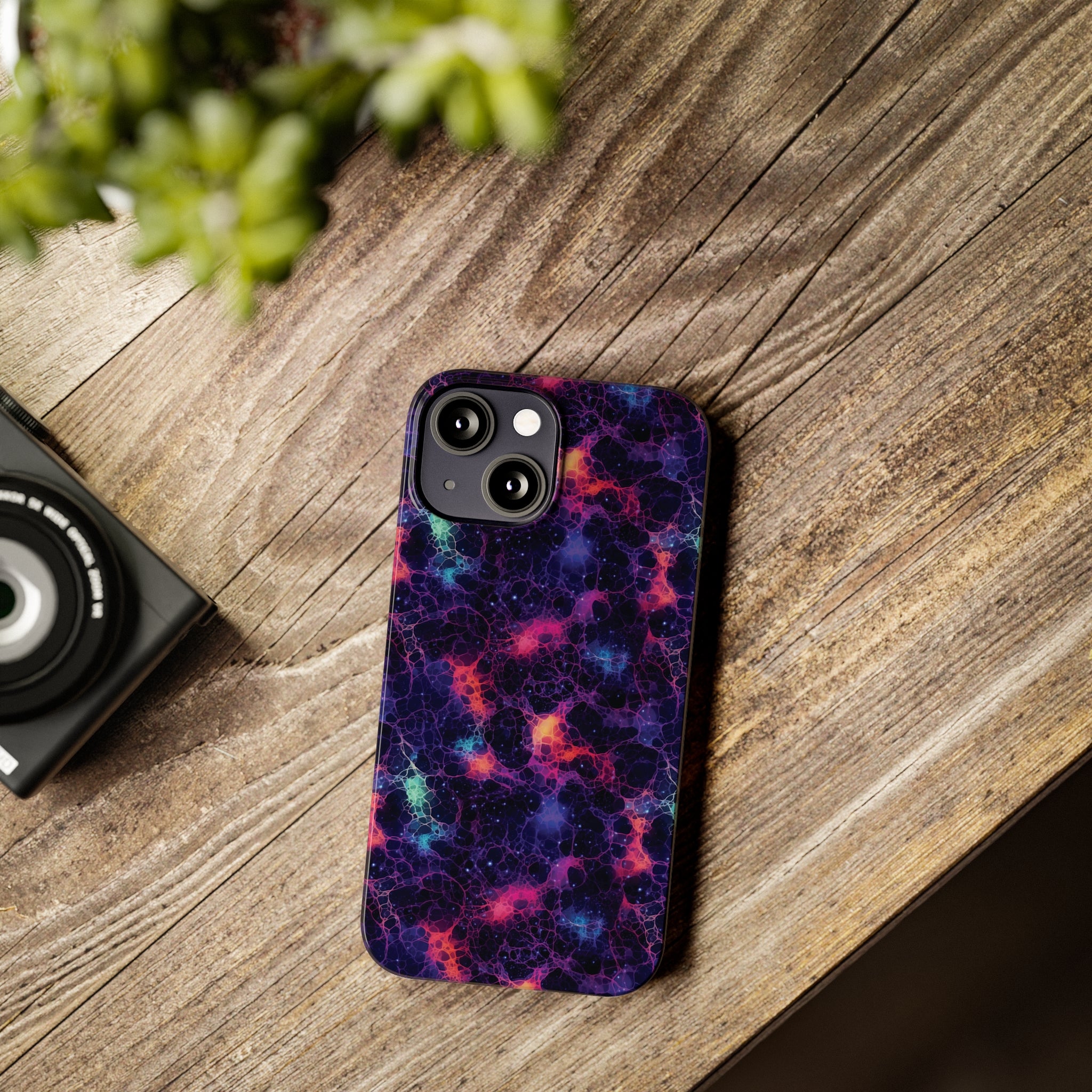 Slim Phone Cases (AOP) - Seamless Fantasy Galaxies 08