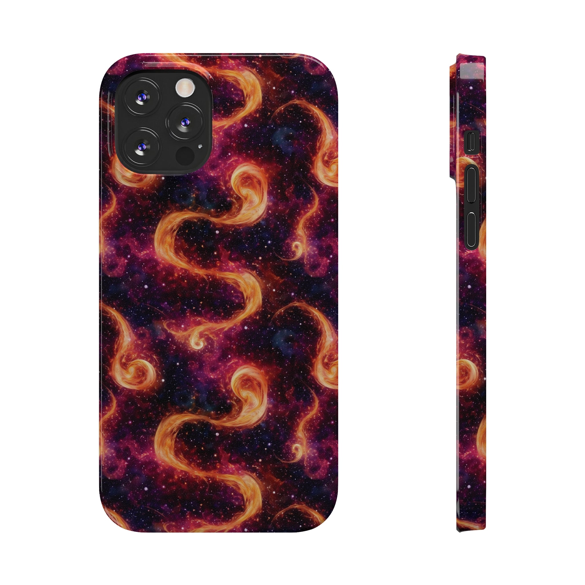 Slim Phone Cases (AOP) - Seamless Fantasy Galaxies 03