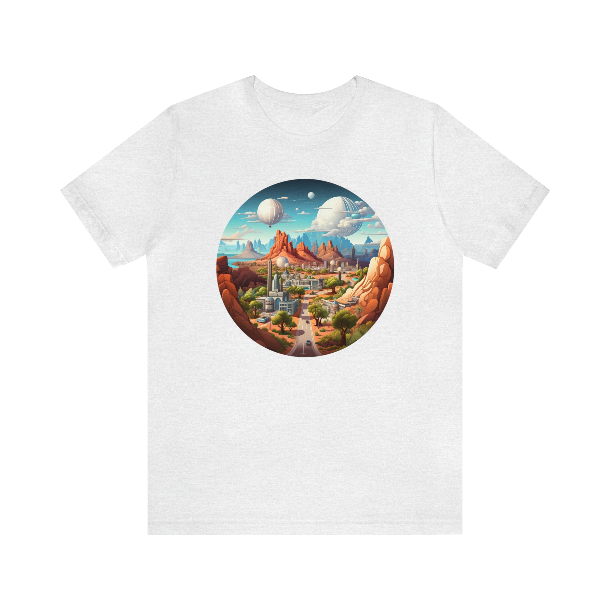 Unisex Jersey Short Sleeve Tee - Isometric Designs 08