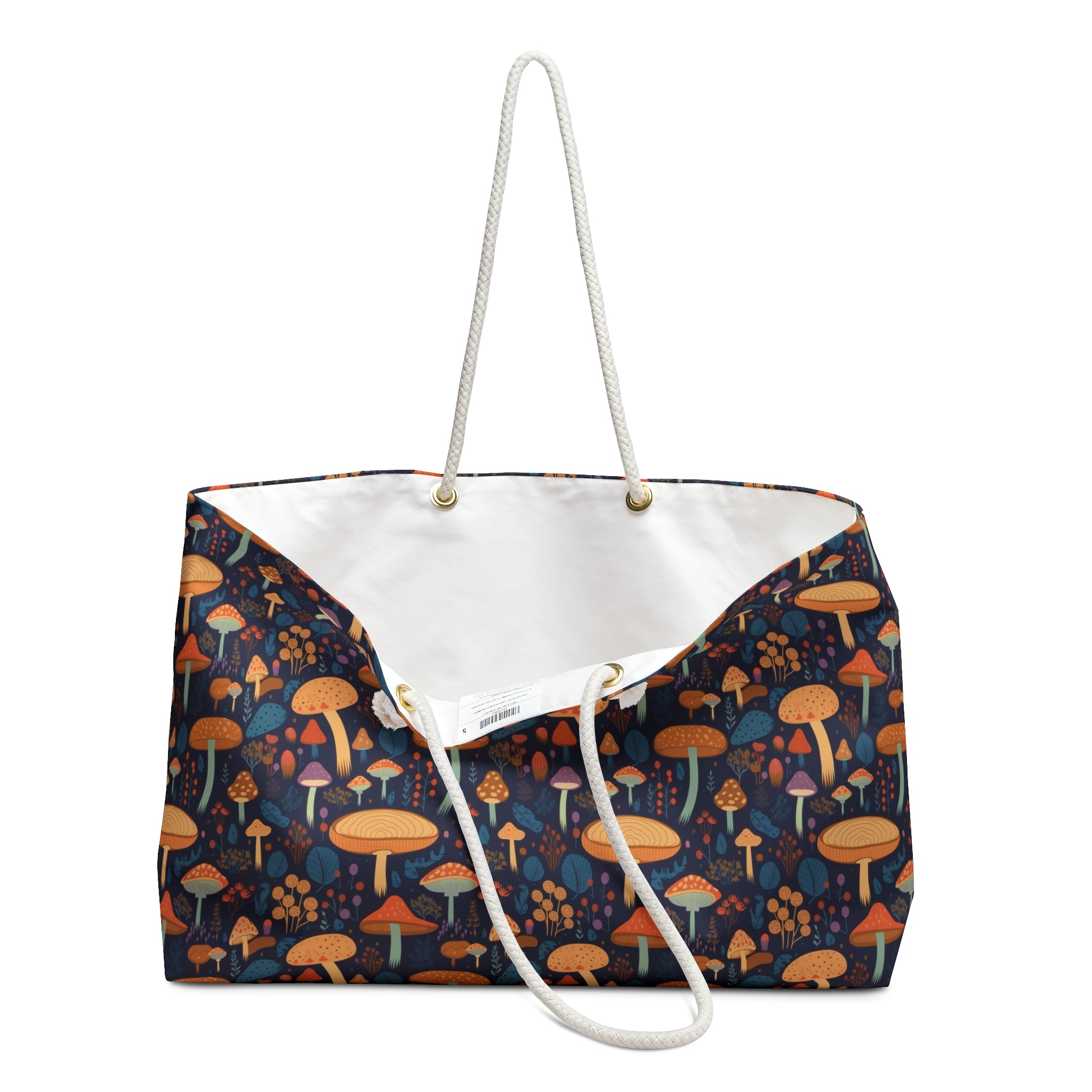 Weekender Bag (AOP) - Seamless Mushroom Designs 03