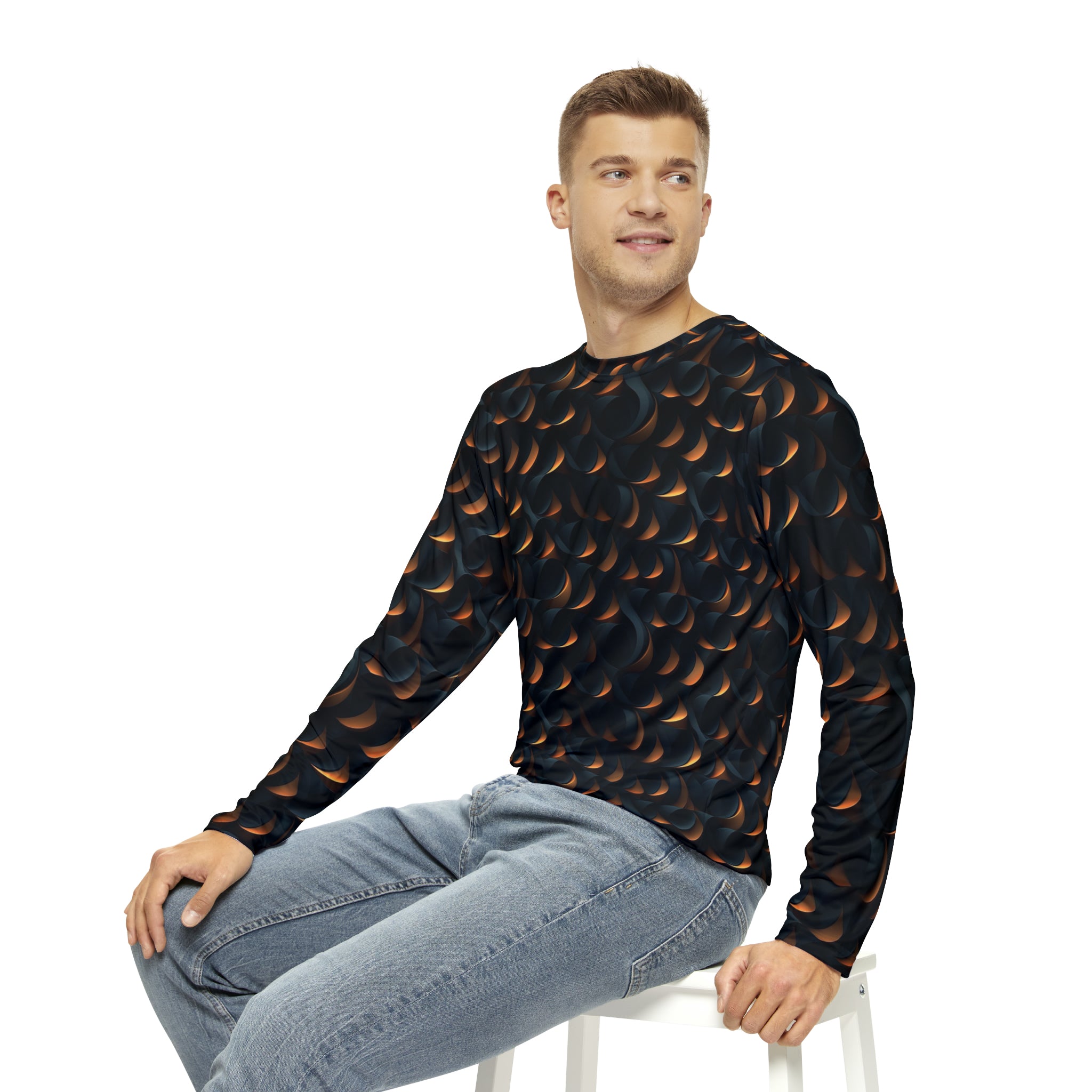 Men's Long Sleeve Shirt (AOP) - Designs 01