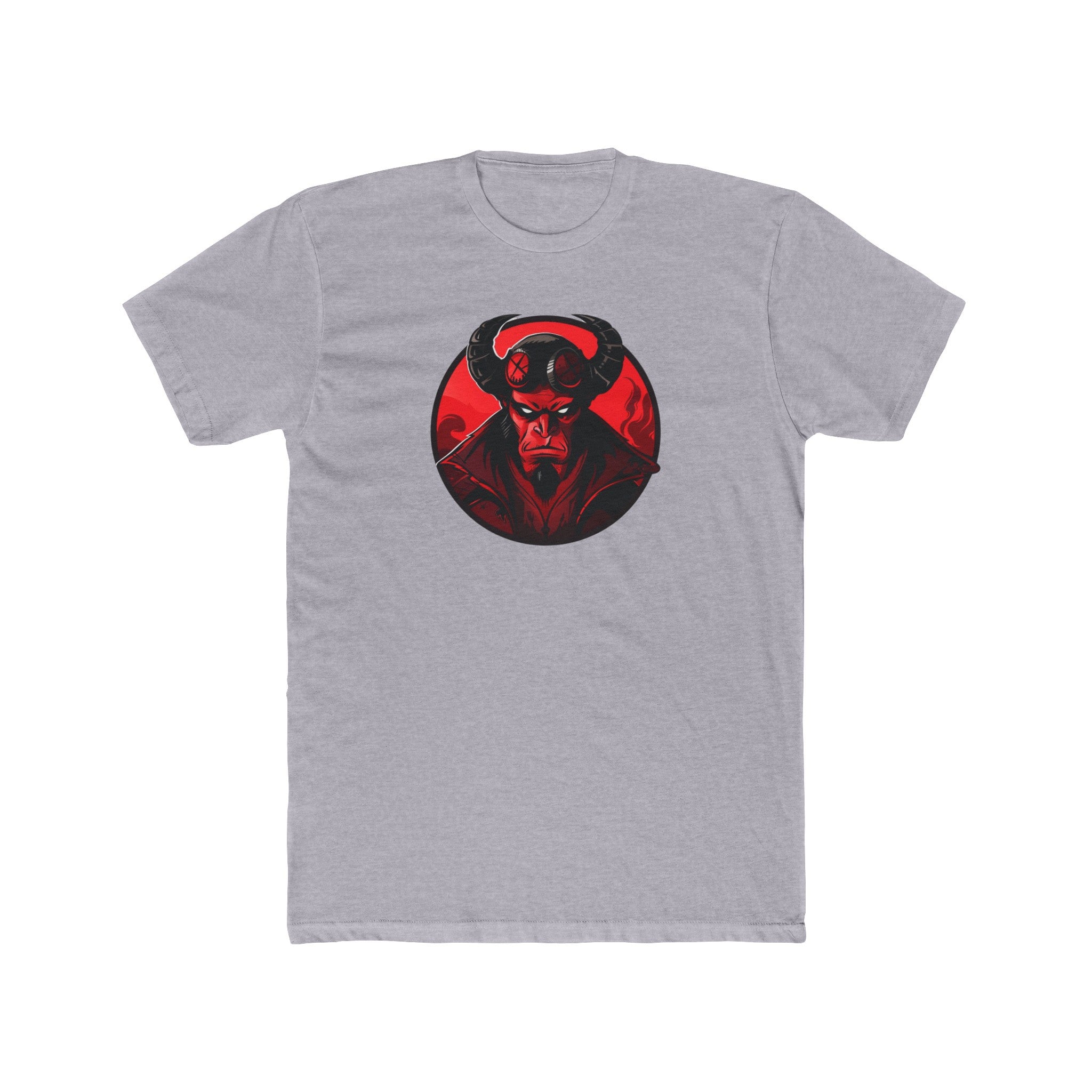 Men's Cotton Crew Tee - Superheroes Collection - Hellboy 01