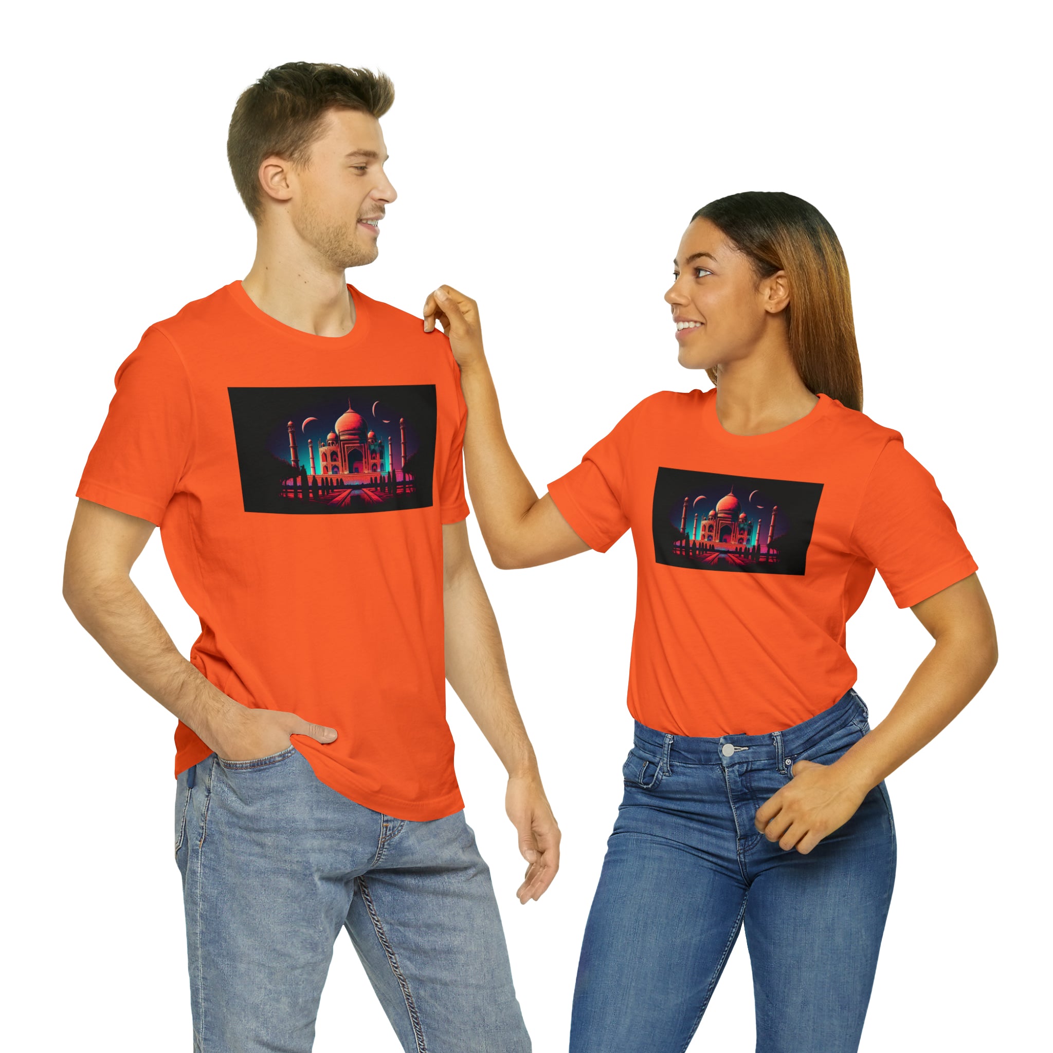 Unisex Jersey Short Sleeve Tee - Taj Mahal, Agra, India