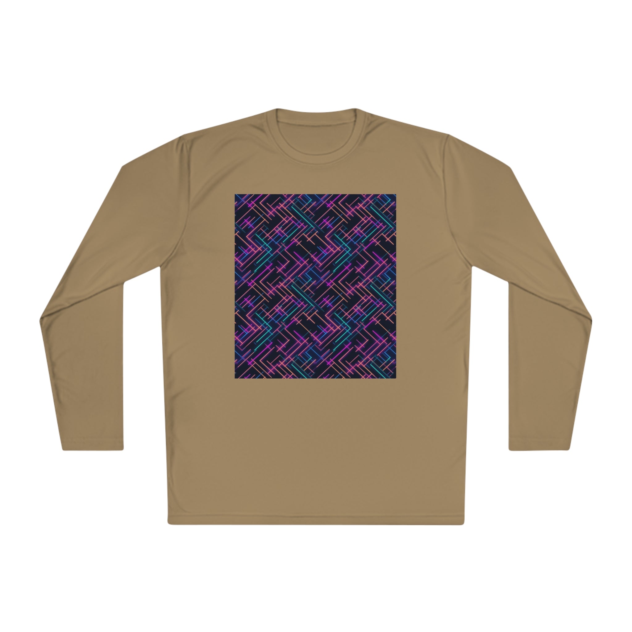 Unisex Lightweight Long Sleeve Tee (AOP) - Abstract Designs 05