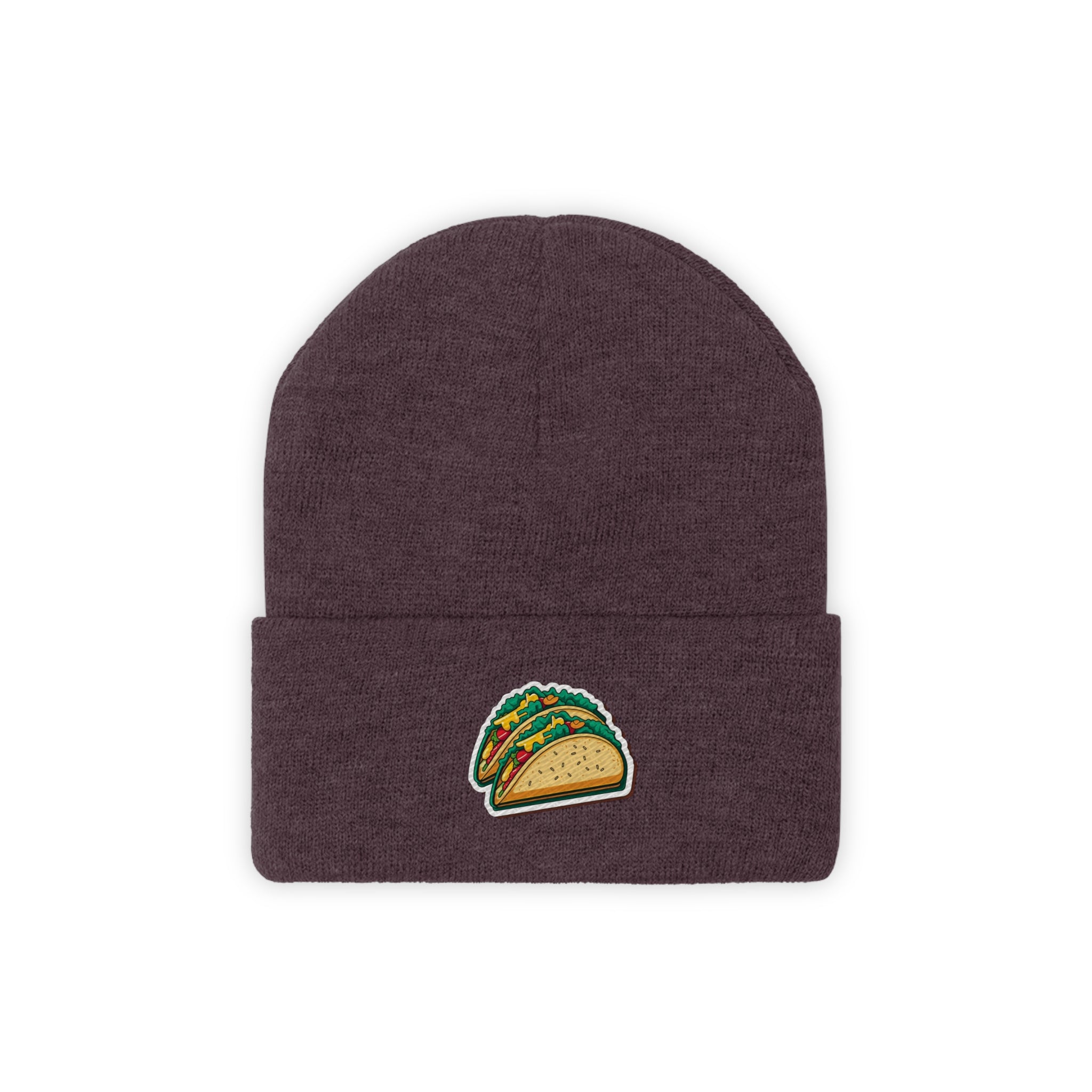 Knit Beanie - Tacos Pop Art