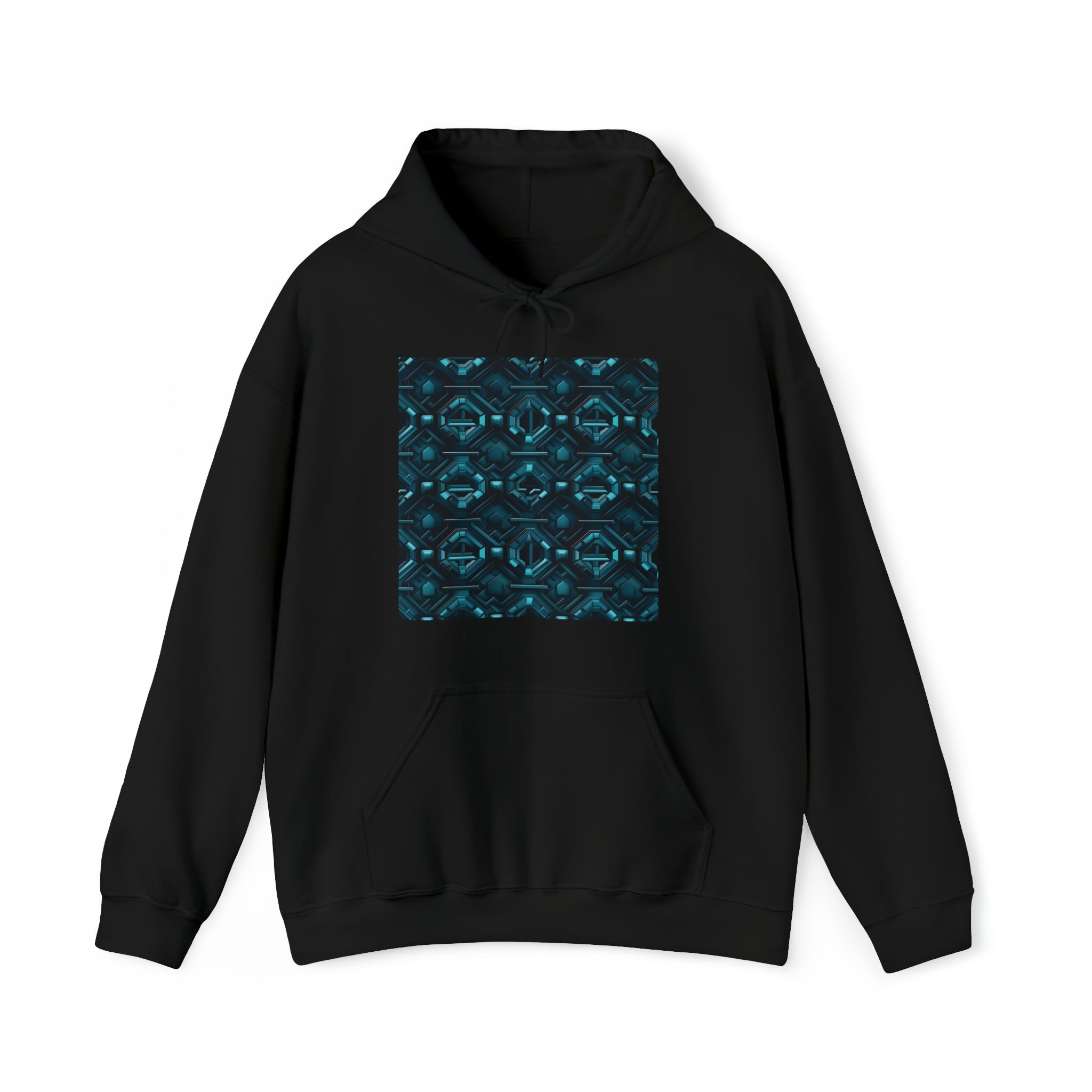 Unisex Heavy Blend™ Hooded Sweatshirt - Abstract Neon Designs 08