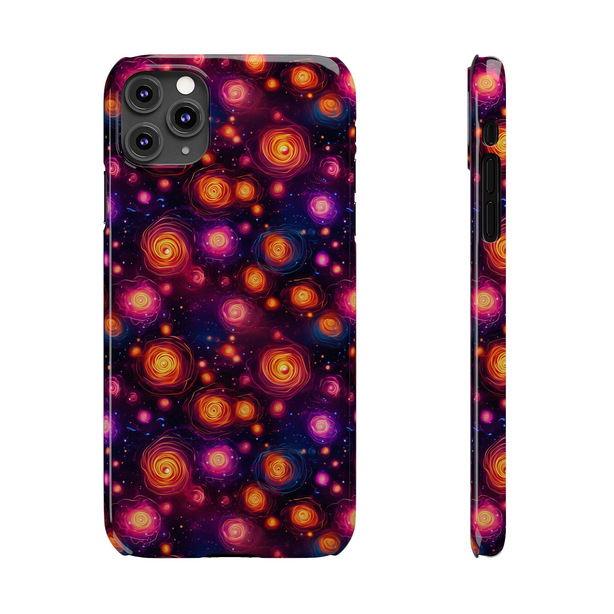 Slim Phone Cases (AOP) - Seamless Fantasy Galaxies 11