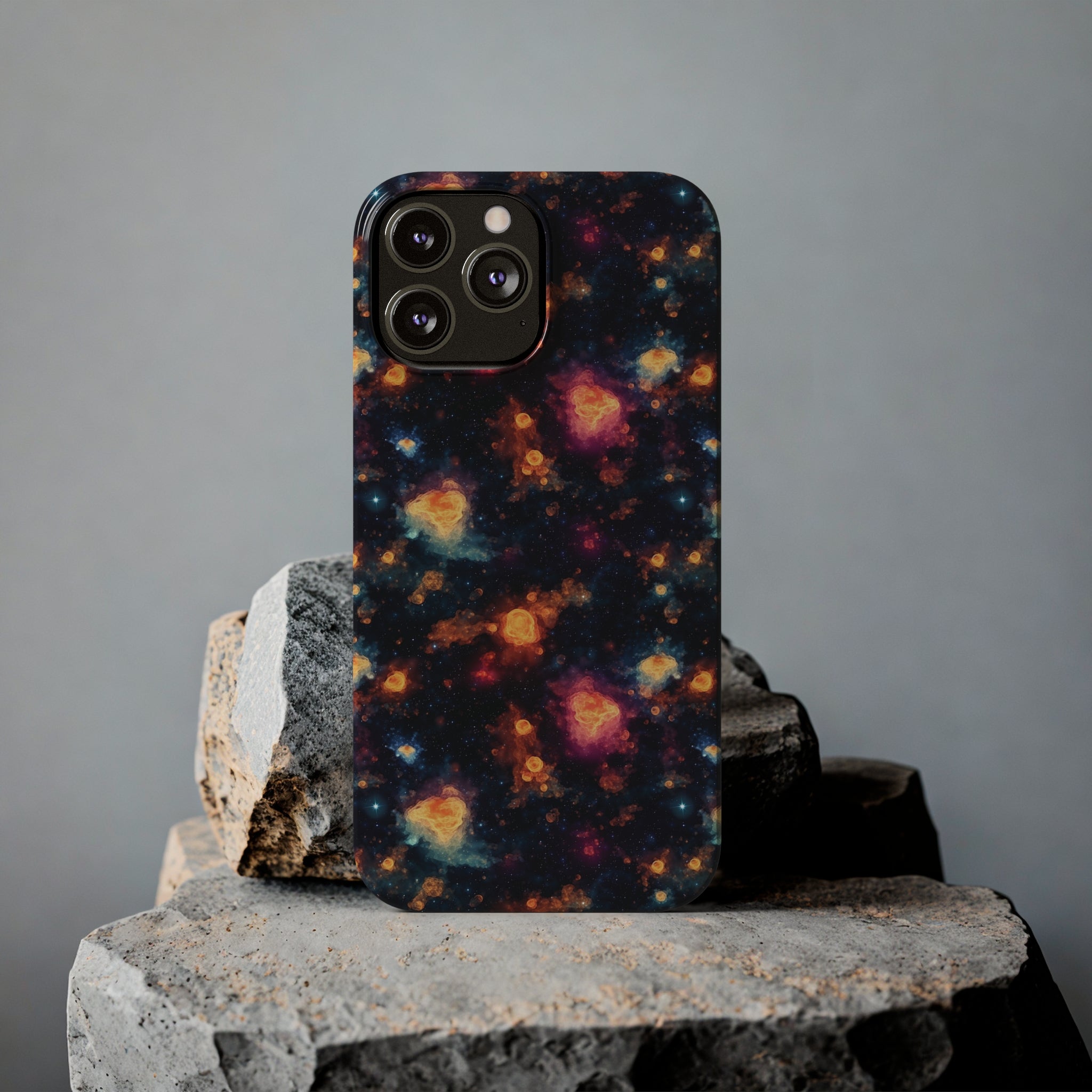 Slim Phone Cases (AOP) - Seamless Fantasy Galaxies 07