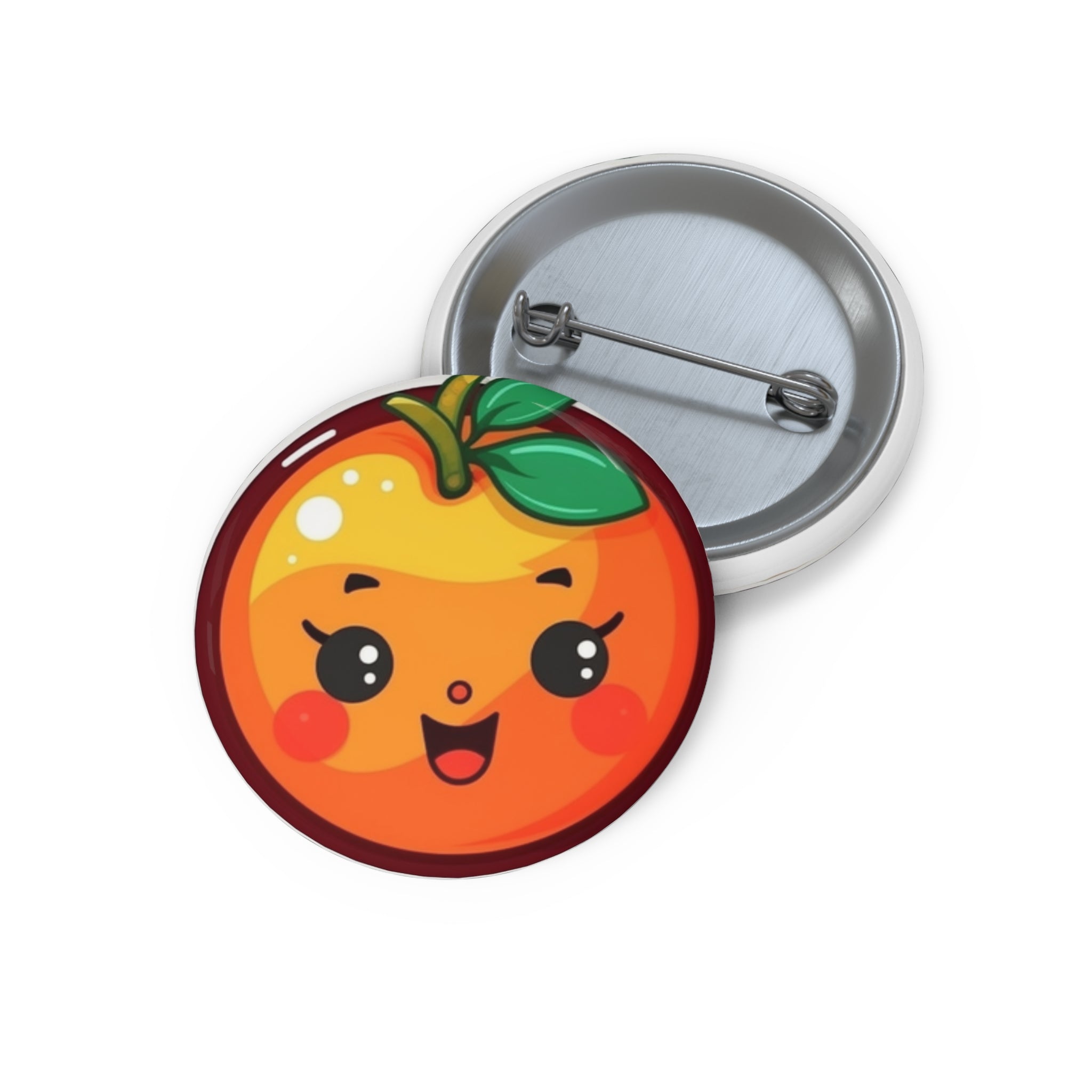 Custom Pin Buttons - Nectarine