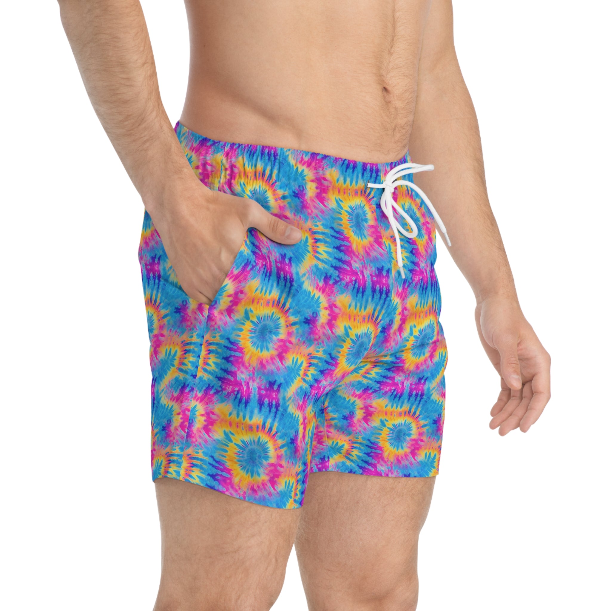 Swim Trunks (AOP) - Seamless Tie Dye Designs 02