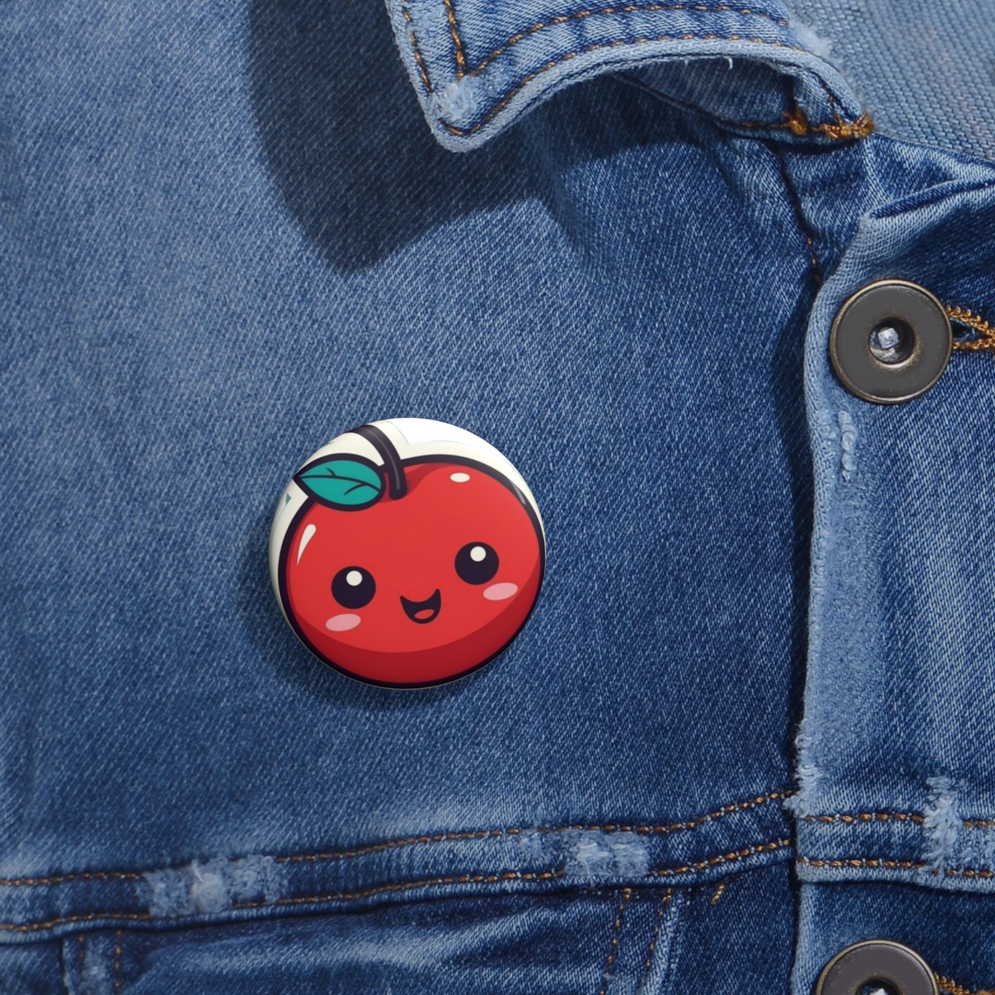 Custom Pin Buttons - Cherry