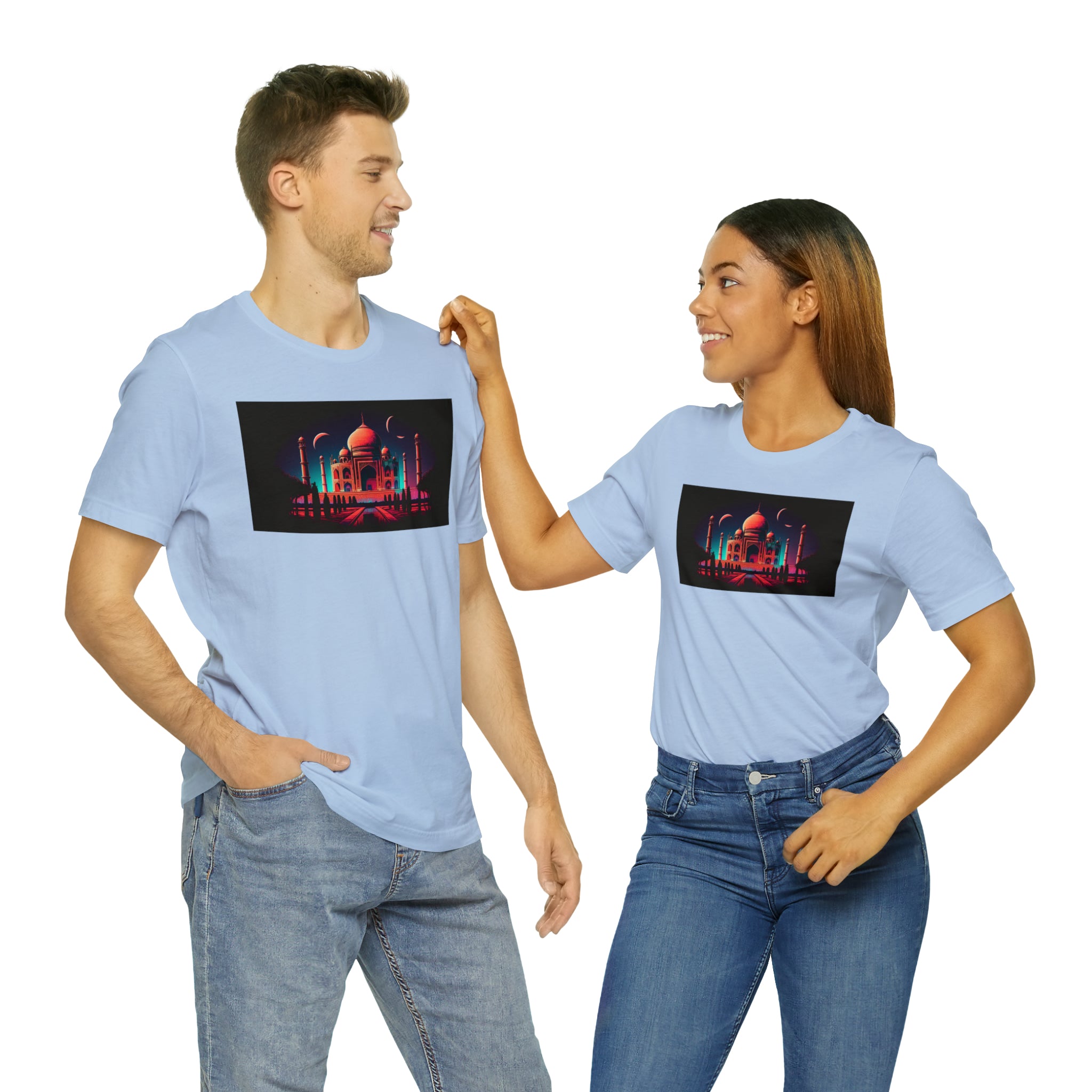 Unisex Jersey Short Sleeve Tee - Taj Mahal, Agra, India