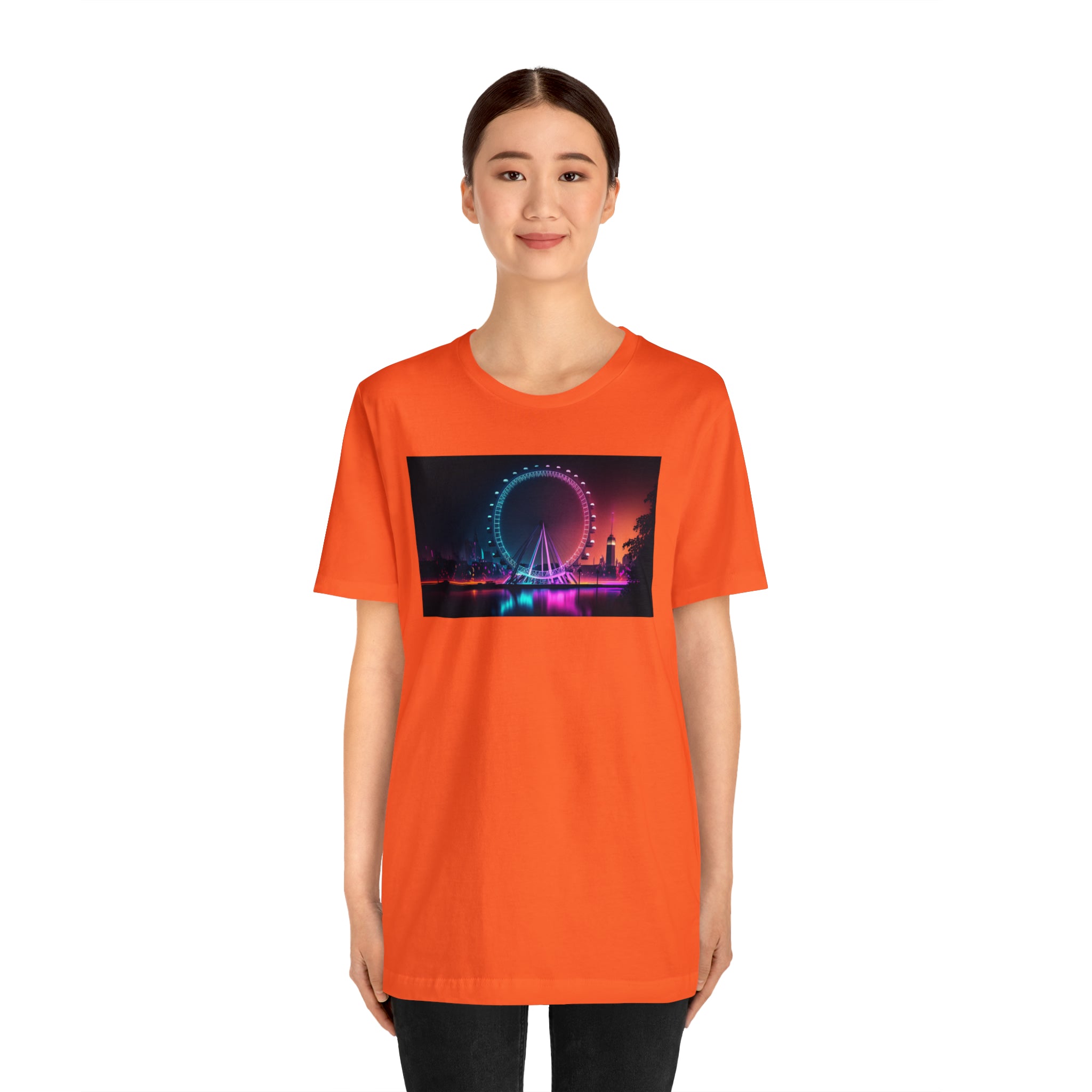 Unisex Jersey Short Sleeve Tee - London Eye, UK