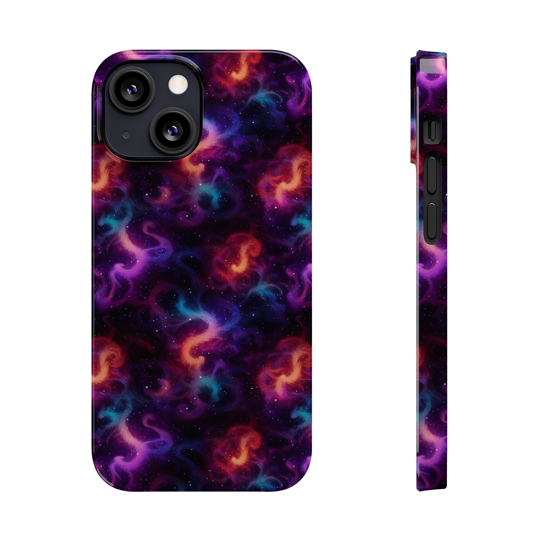 Slim Phone Cases (AOP) - Seamless Fantasy Galaxies 05