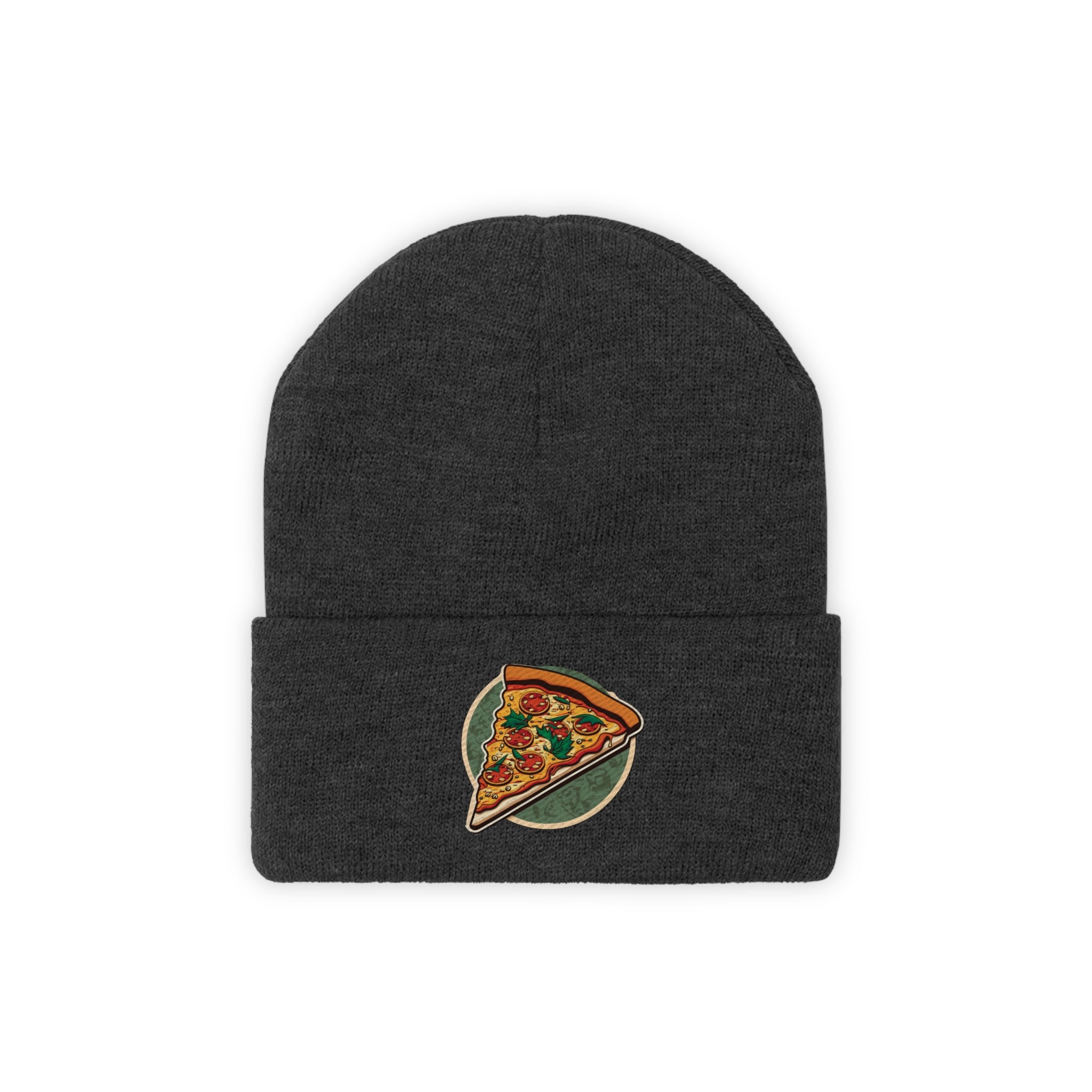 Knit Beanie - Pizza Pop Art 02