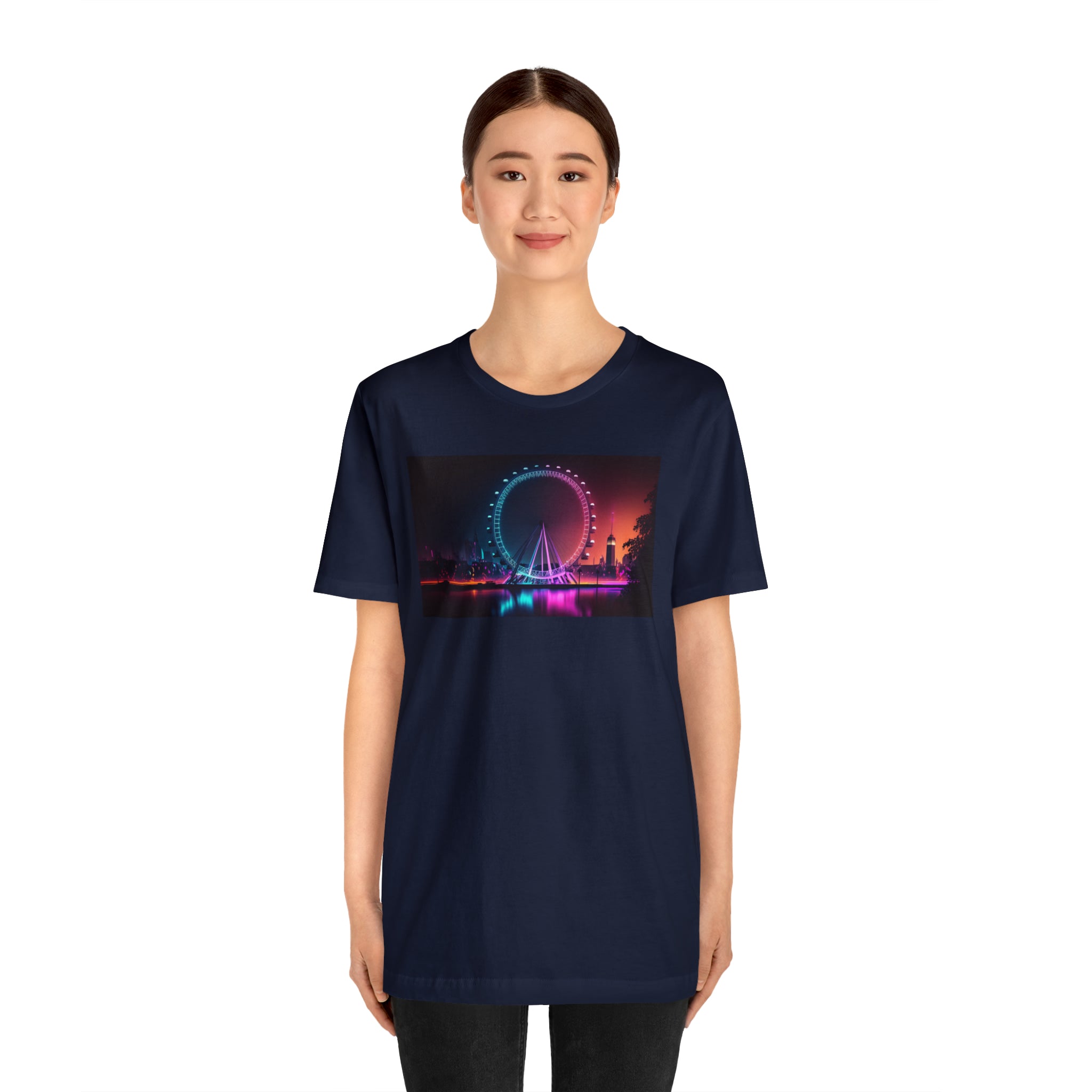 Unisex Jersey Short Sleeve Tee - London Eye, UK