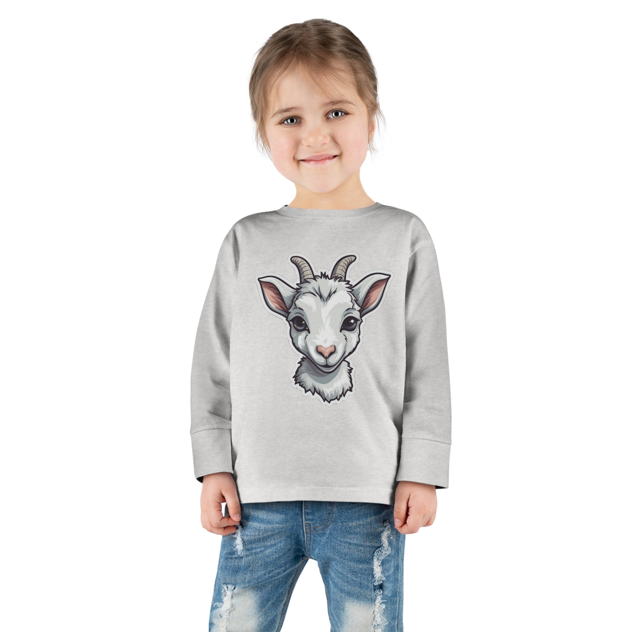 Toddler Long Sleeve Tee - Goat Kid