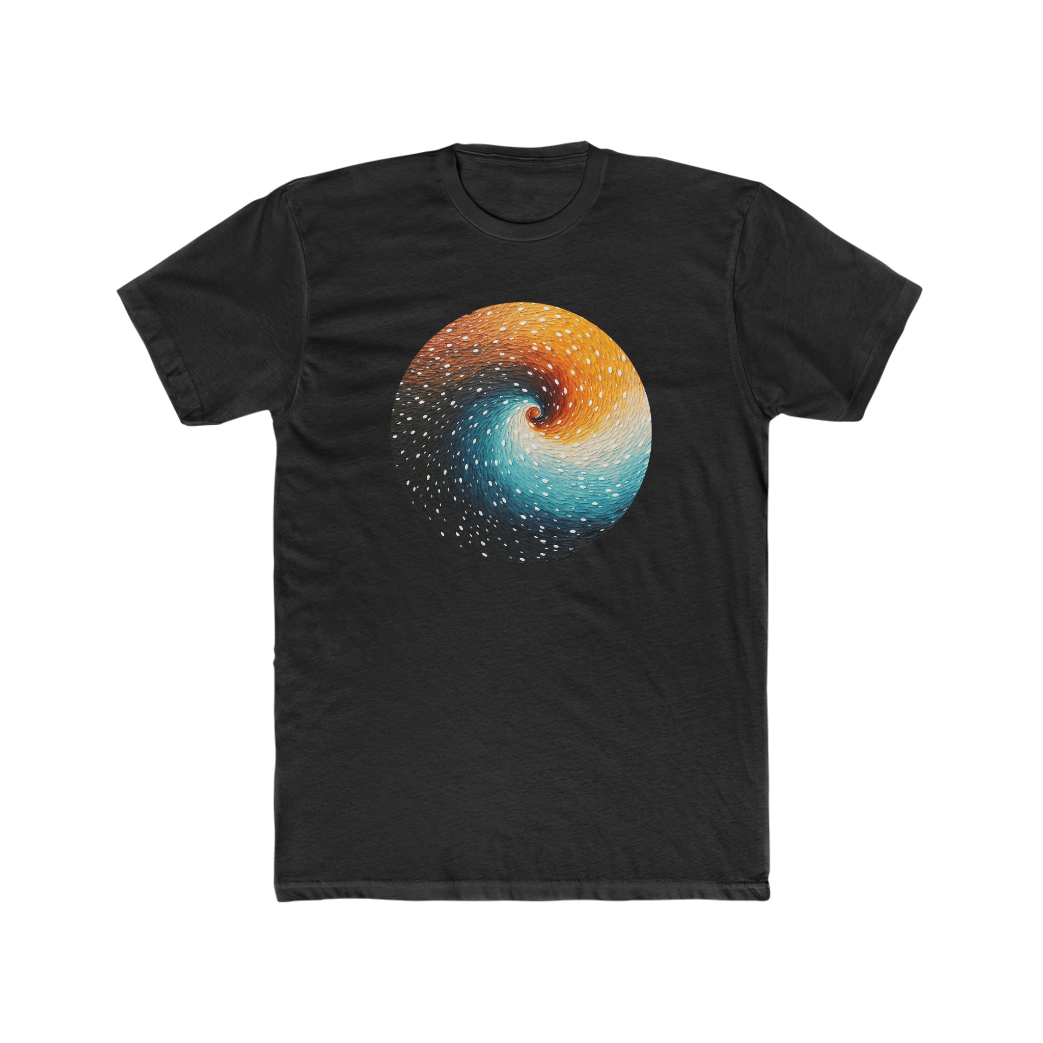 Men's Cotton Crew Tee - Pointillism Designs 10