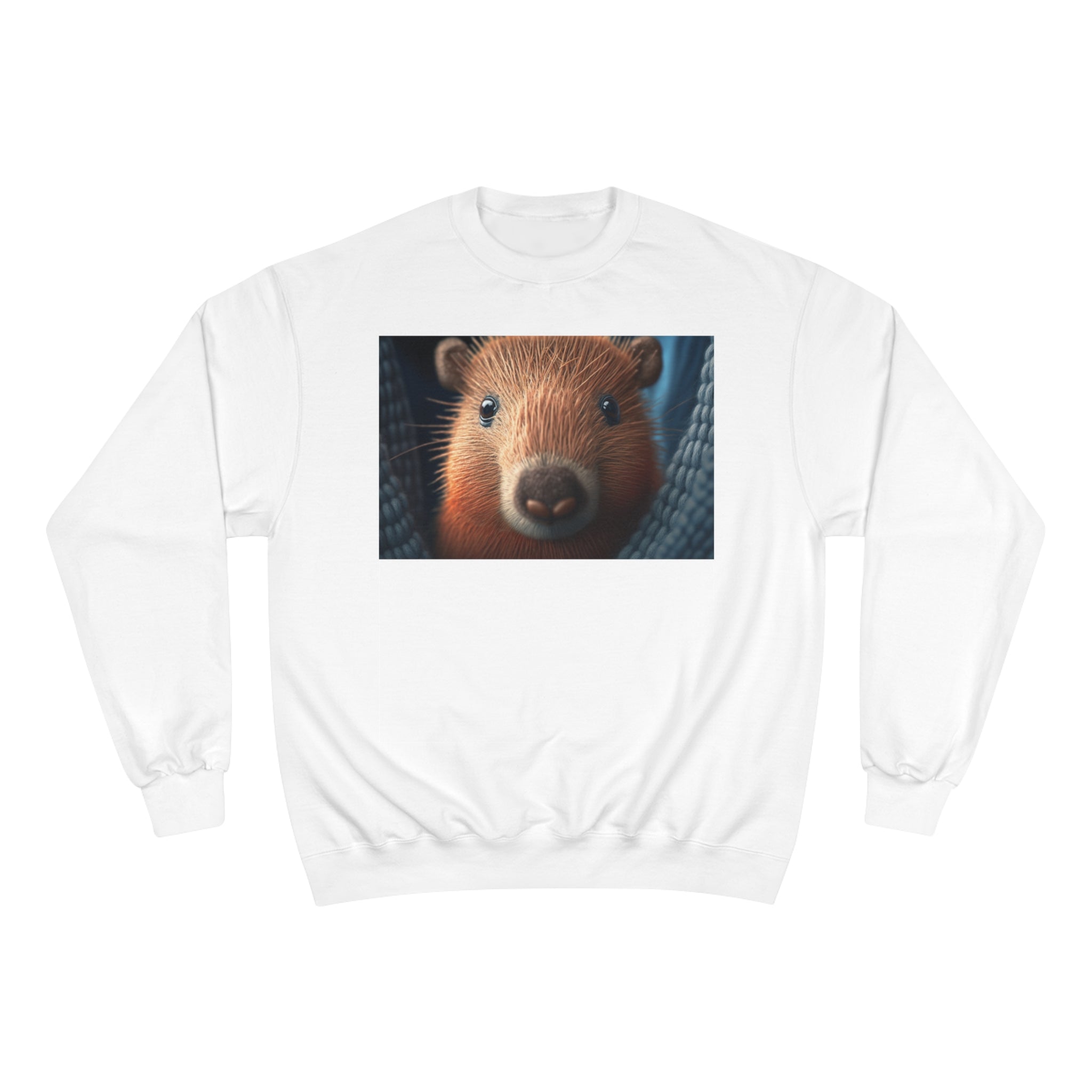 Champion Sweatshirt - Knit Animals, Capybara Pup