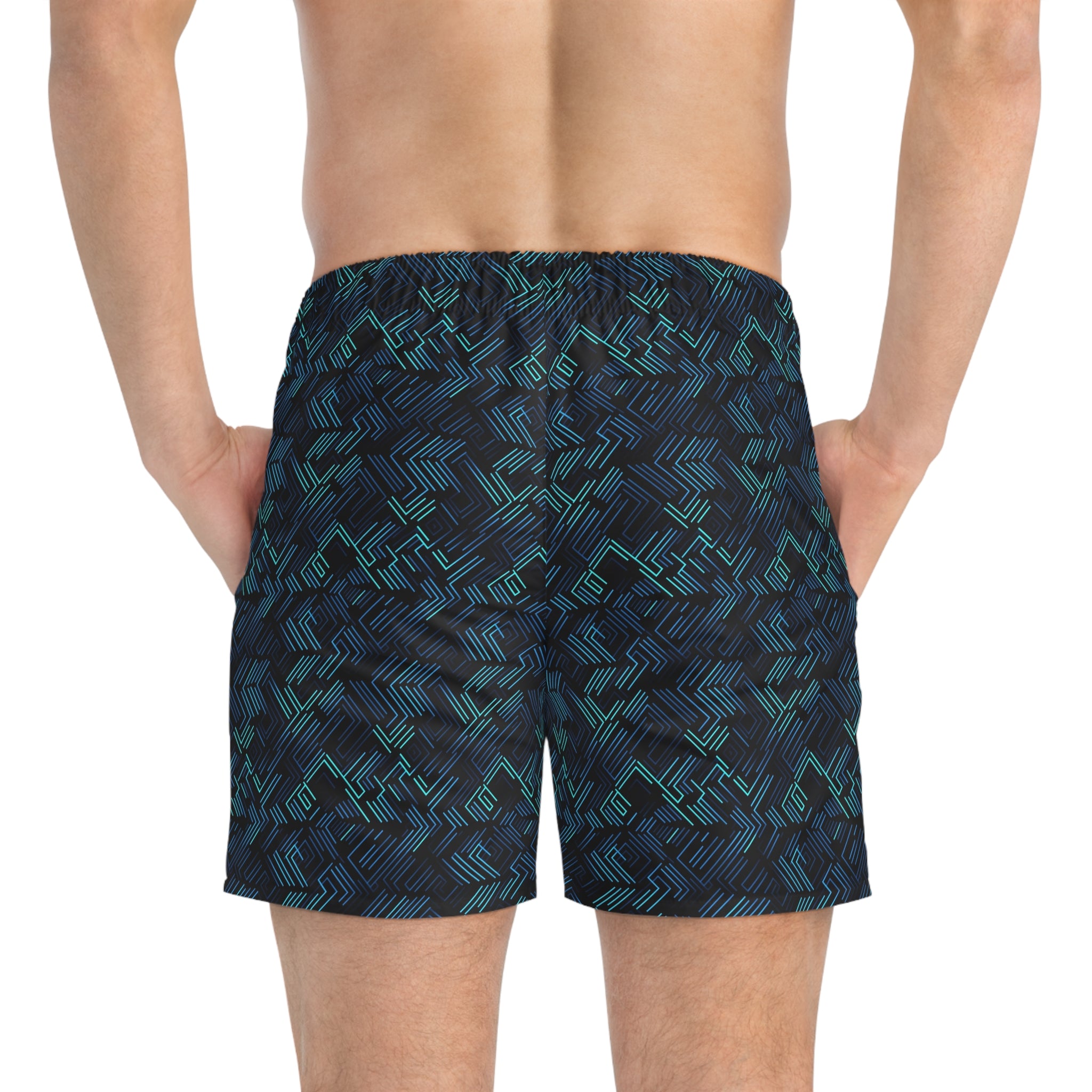 Swim Trunks (AOP) - Seamless Abstract Designs 08