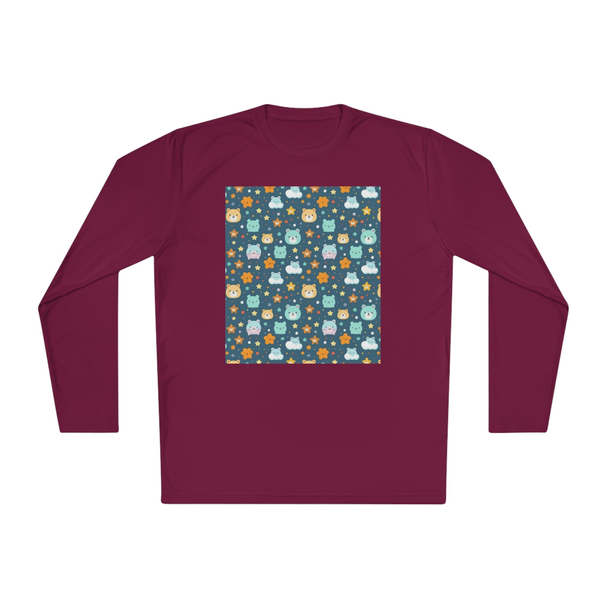 Unisex Lightweight Long Sleeve Tee (AOP) - Abstract Designs 06