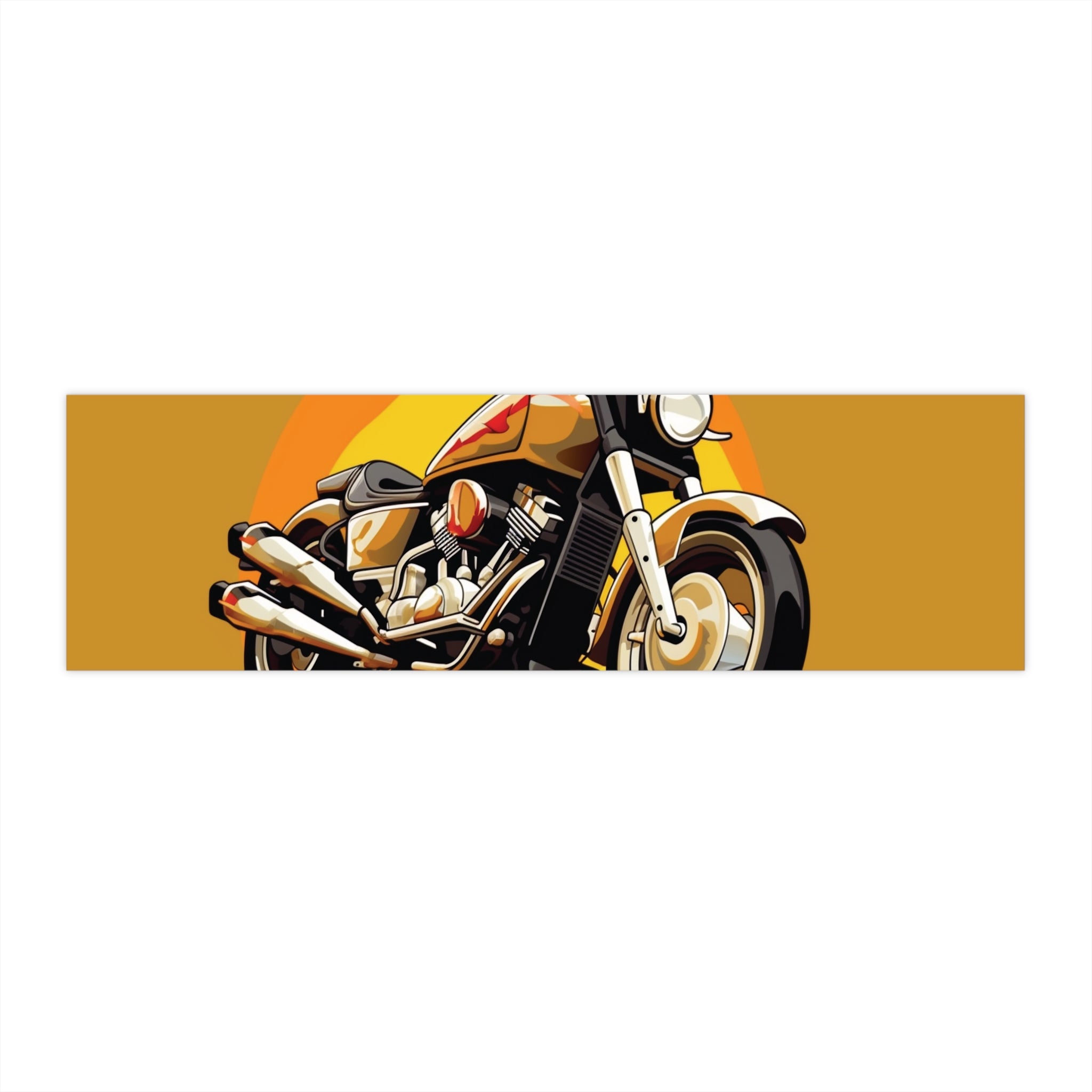 Bumper Stickers - Pop Art Designs, Motorcycle 05