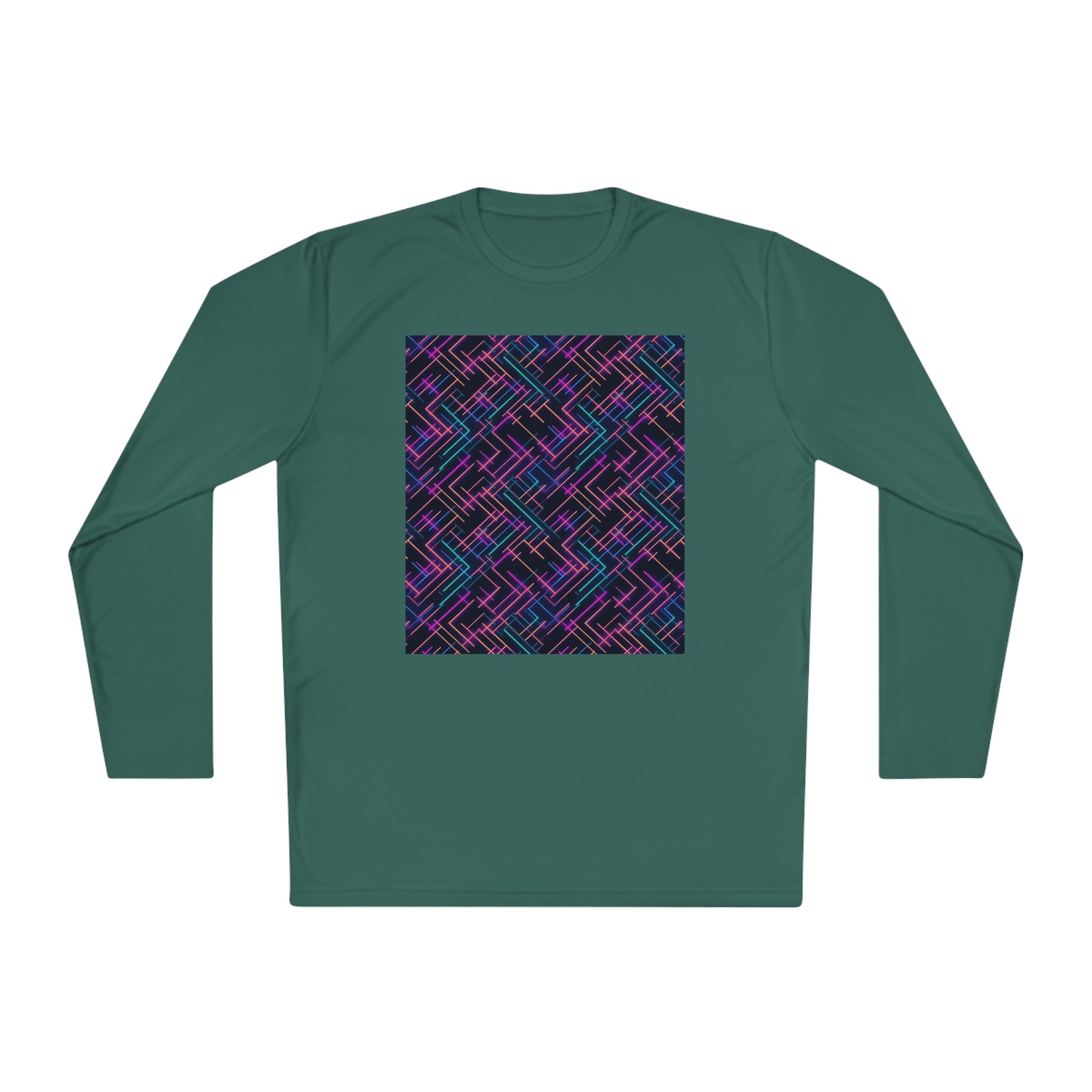 Unisex Lightweight Long Sleeve Tee (AOP) - Abstract Designs 05