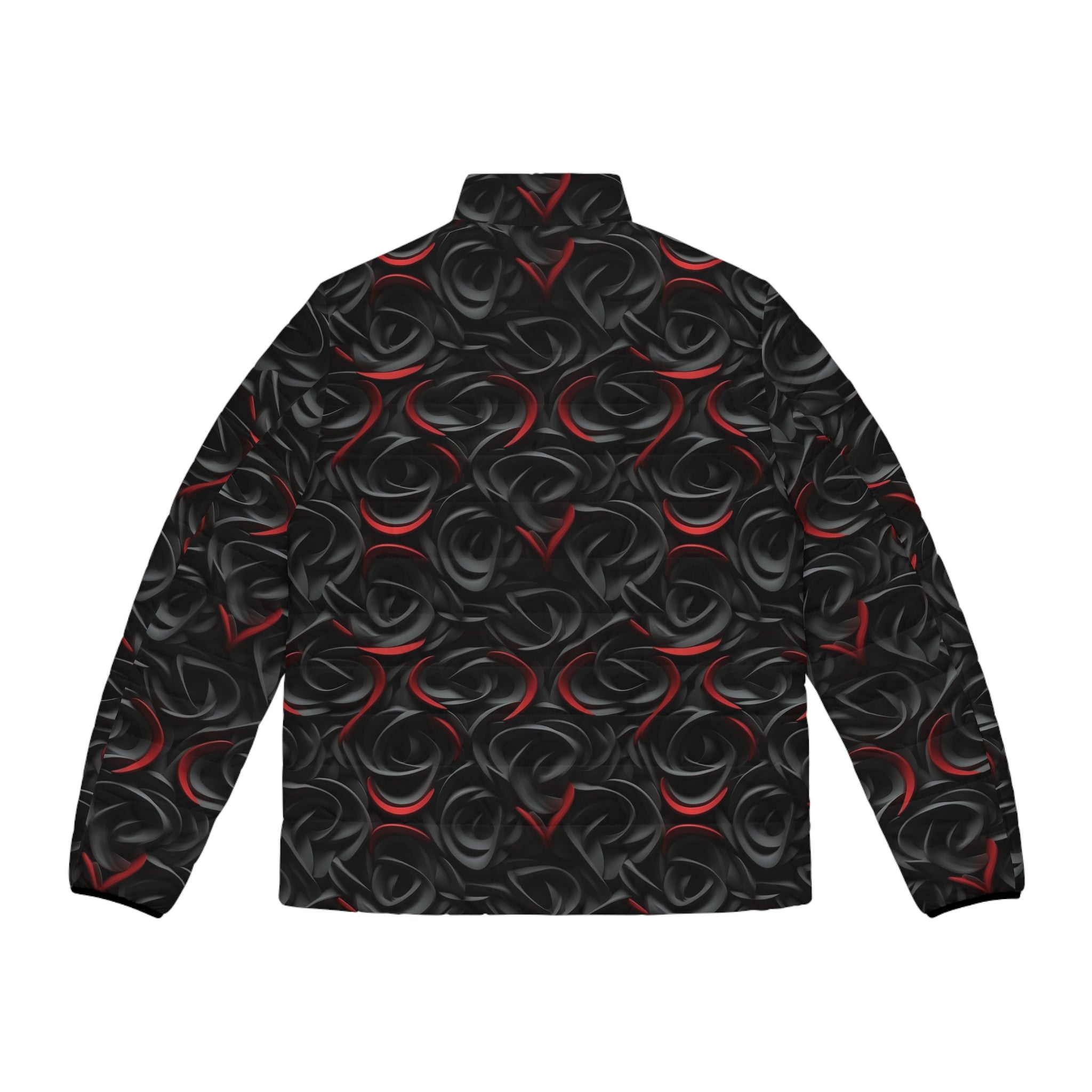 Men's Puffer Jacket (AOP) - Abstract Designs 15