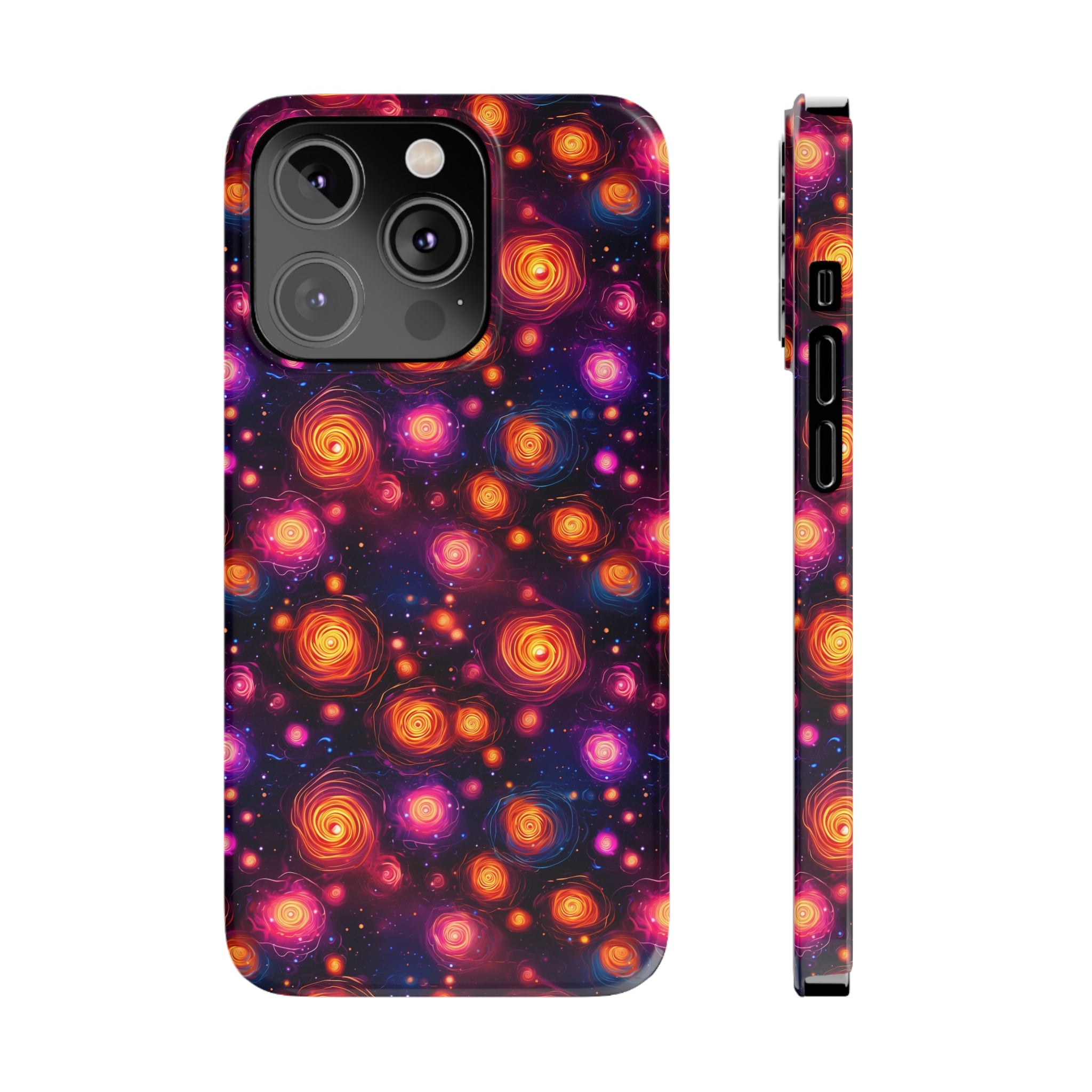 Slim Phone Cases (AOP) - Seamless Fantasy Galaxies 11