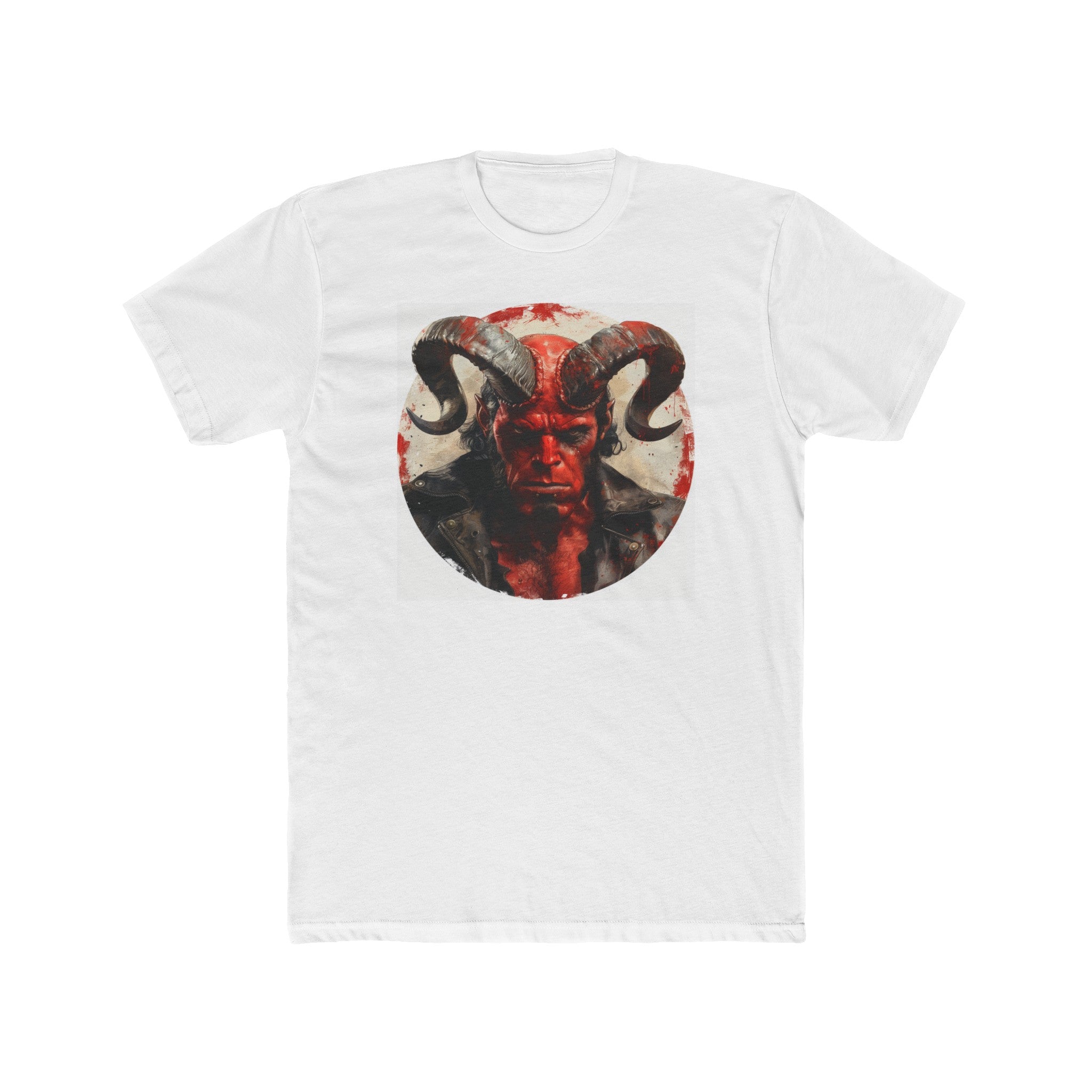 Men's Cotton Crew Tee - Superheroes Collection - Hellboy 03