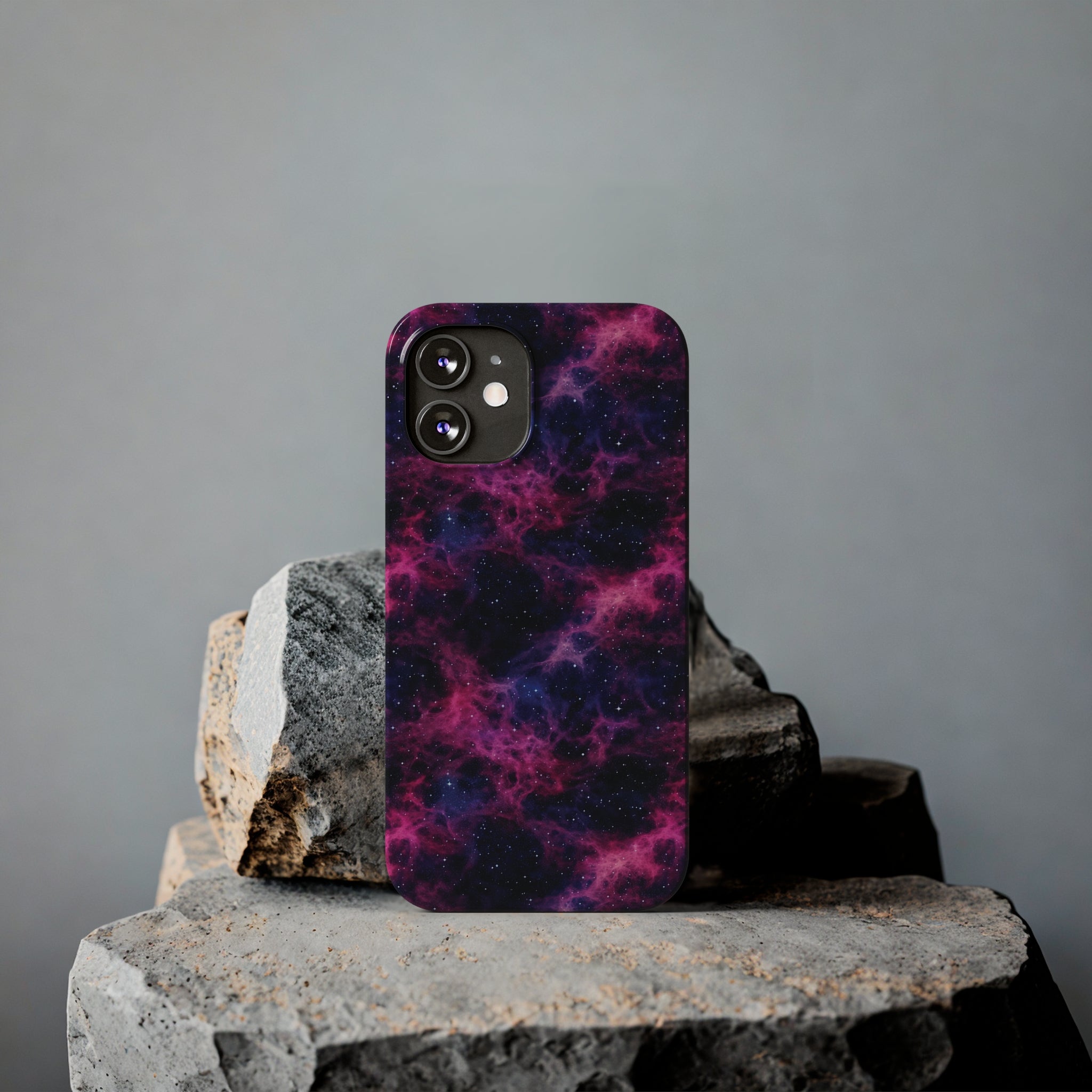 Slim Phone Cases (AOP) - Seamless Fantasy Galaxies 02