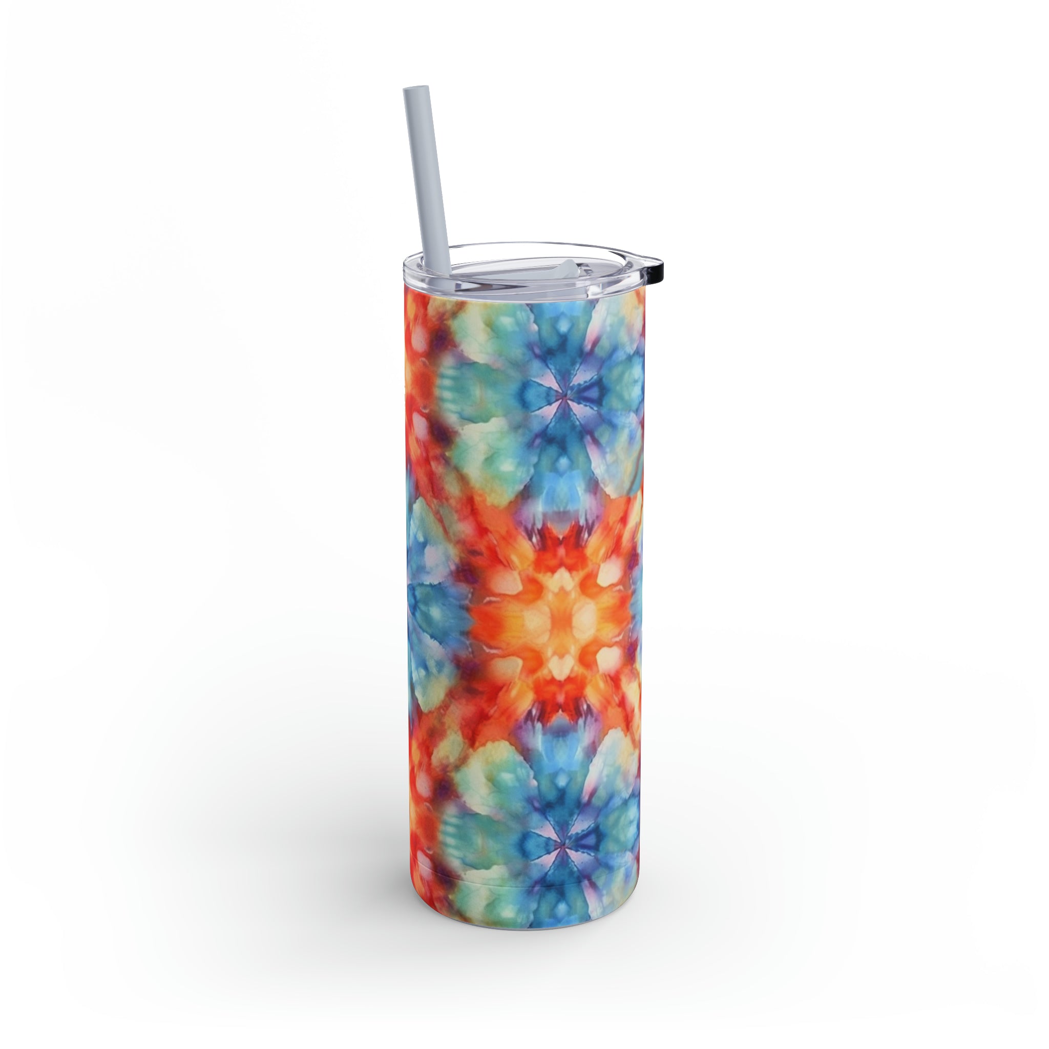 Maars Maker Skinny Matte Tumbler, 20oz - Tie Dye, Abstract Designs 03