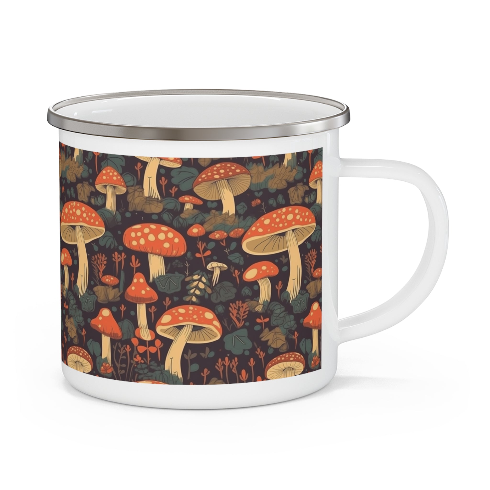 Enamel Camping Mug - Seamless Designs 02