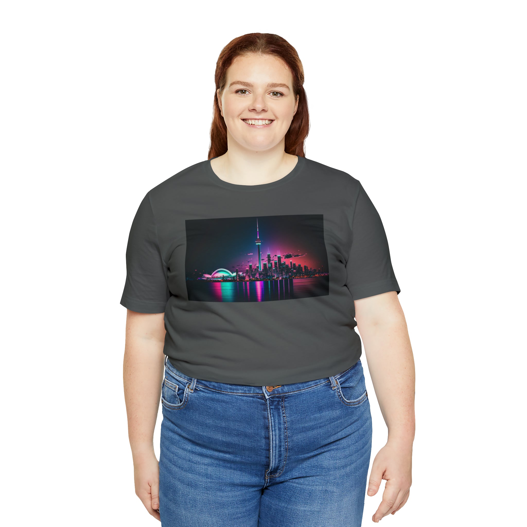 Unisex Jersey Short Sleeve Tee - CN Tower, Canada