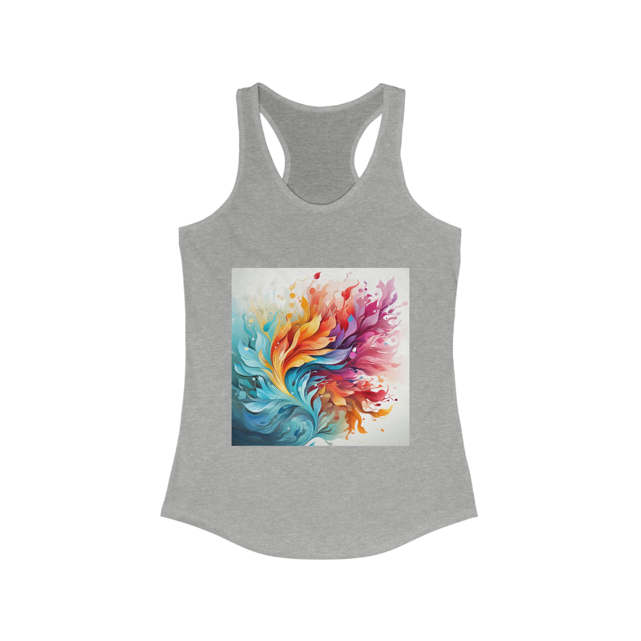 Women's Ideal Racerback Tank - Vector Art Design 27