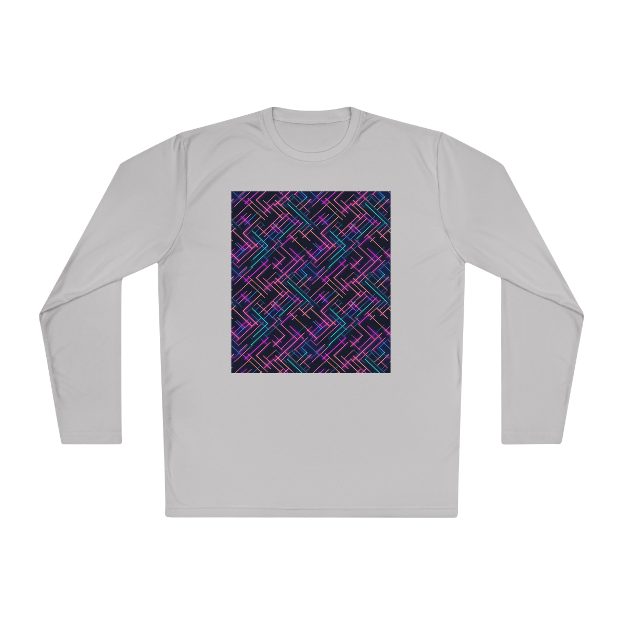 Unisex Lightweight Long Sleeve Tee (AOP) - Abstract Designs 05