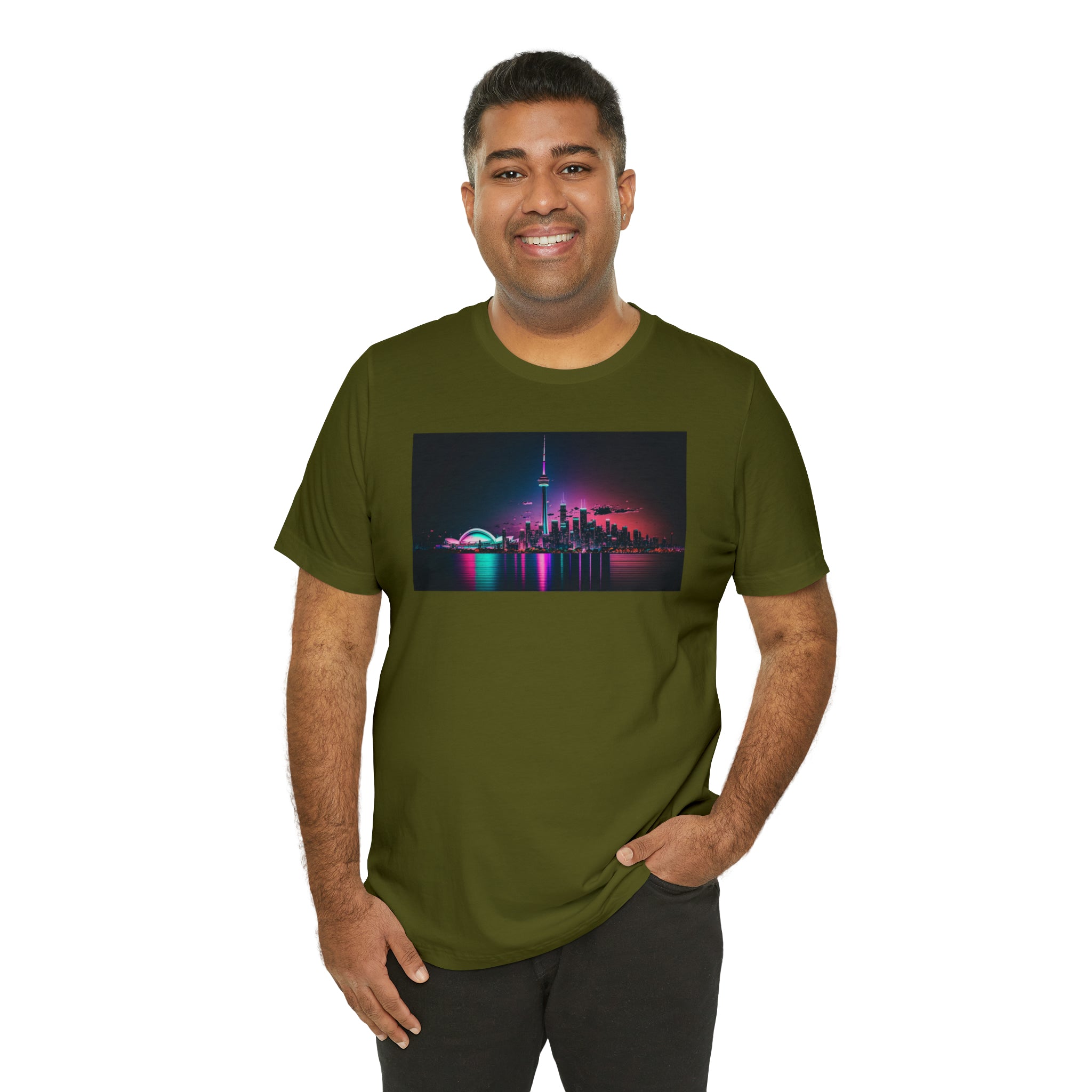 Unisex Jersey Short Sleeve Tee - CN Tower, Canada