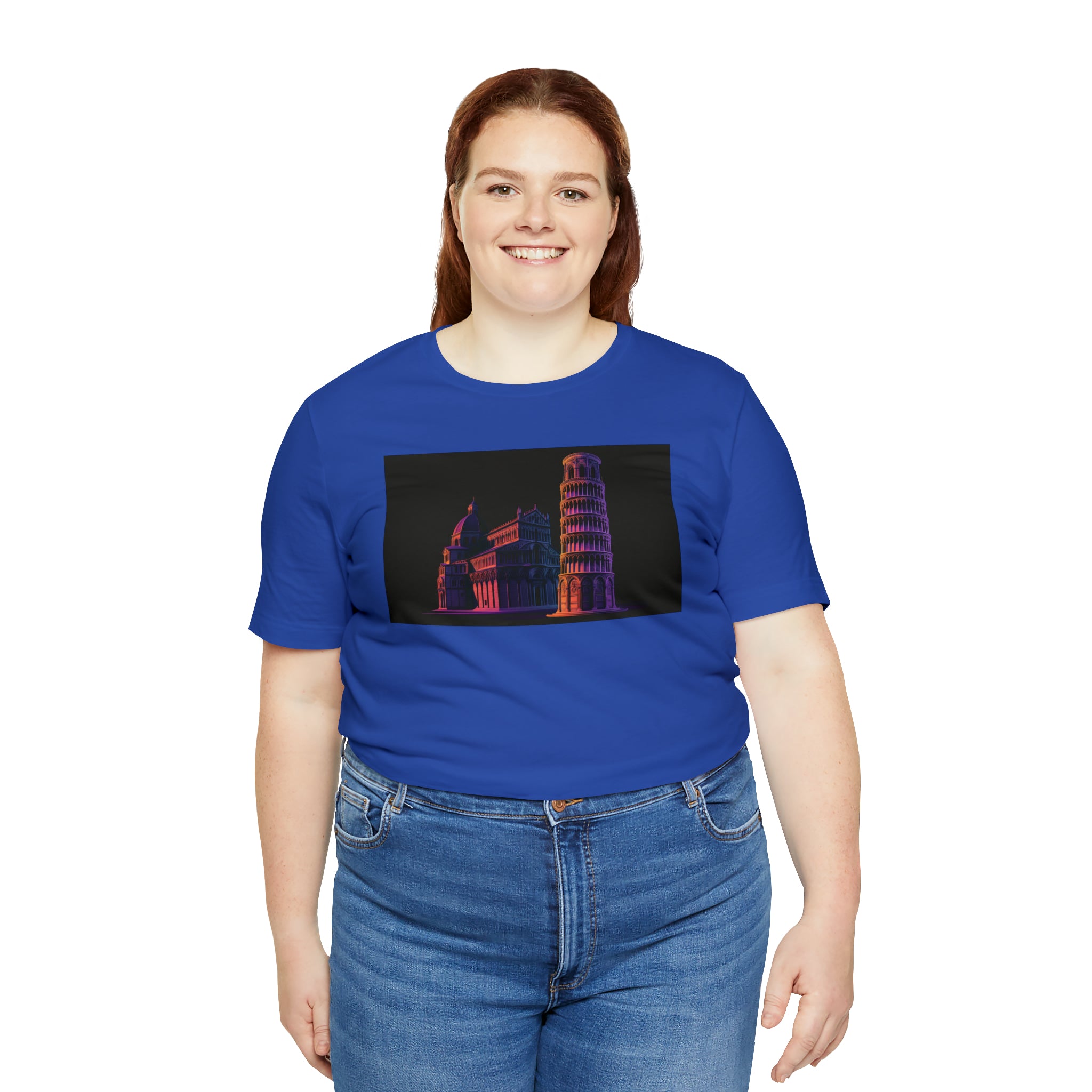 Unisex Jersey Short Sleeve Tee - Leaning Tower of Pisa, Italy