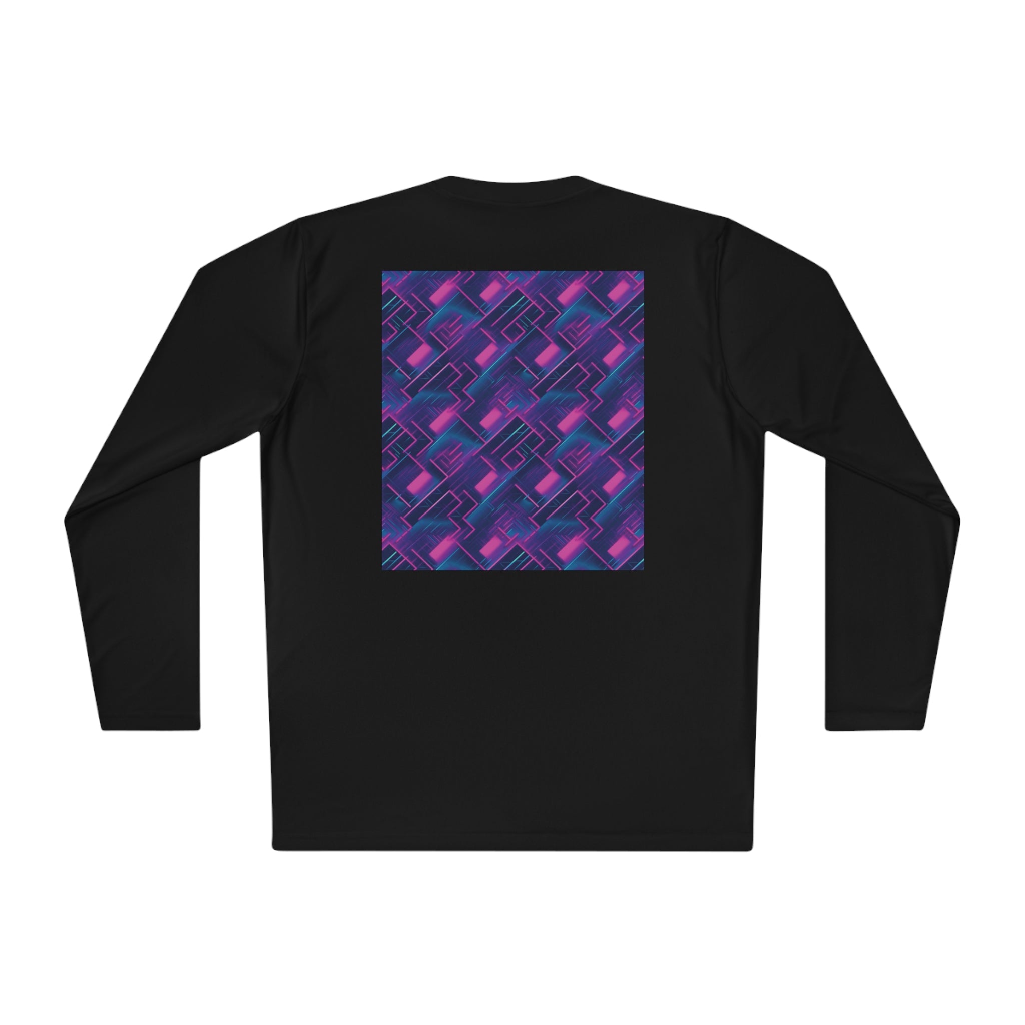 Unisex Lightweight Long Sleeve Tee (AOP) - Abstract Designs 04