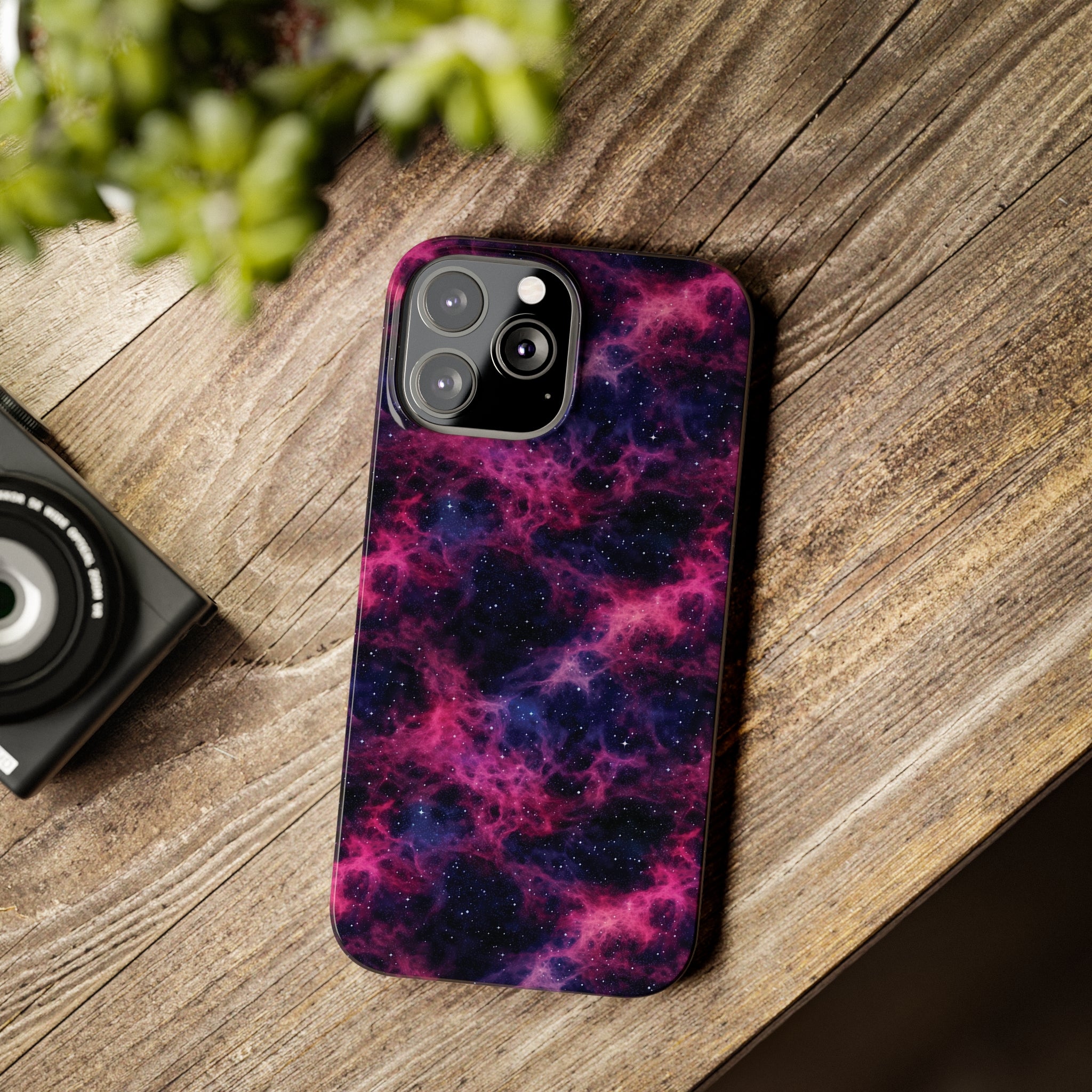 Slim Phone Cases (AOP) - Seamless Fantasy Galaxies 02