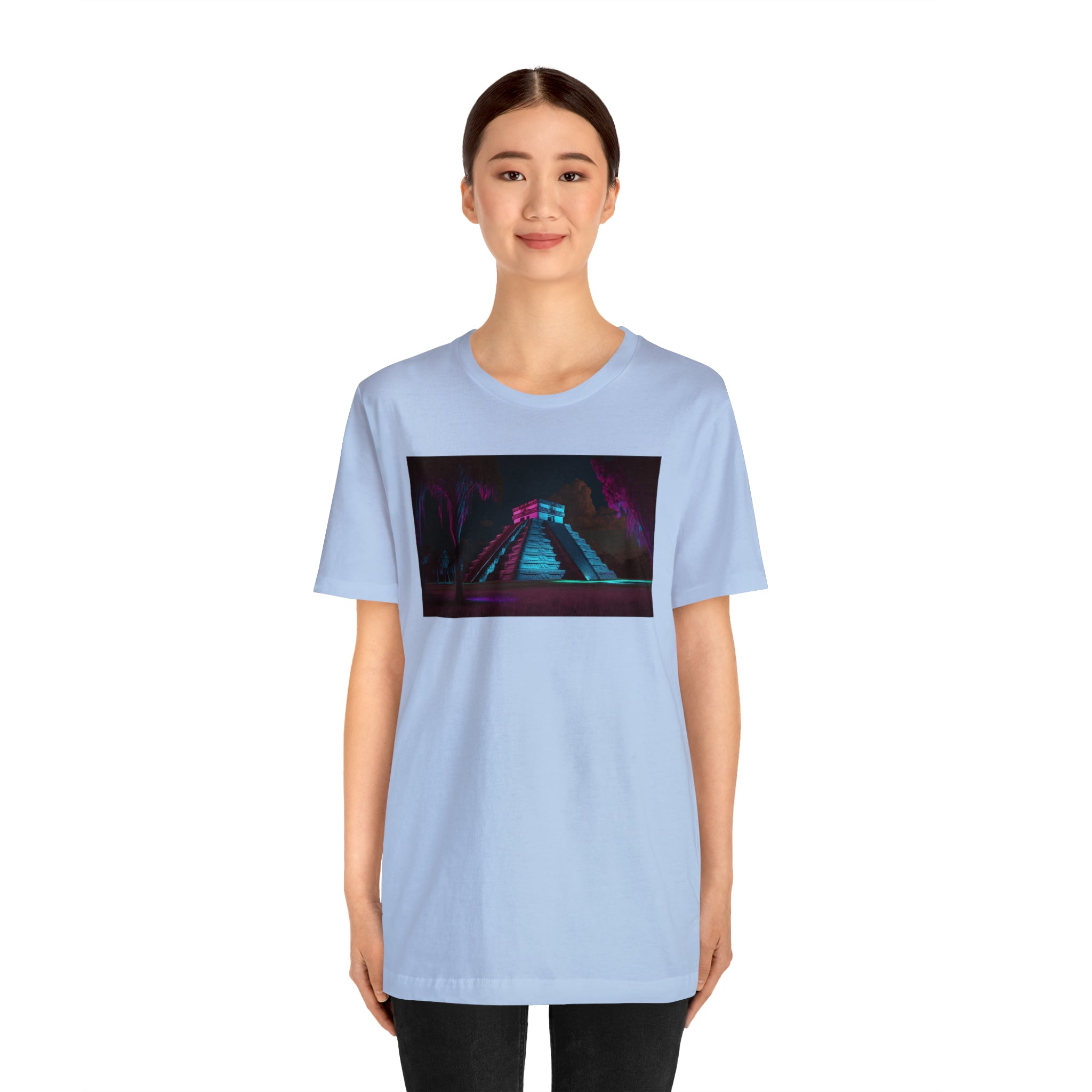 Unisex Jersey Short Sleeve Tee - Chichen Itza, Mexico