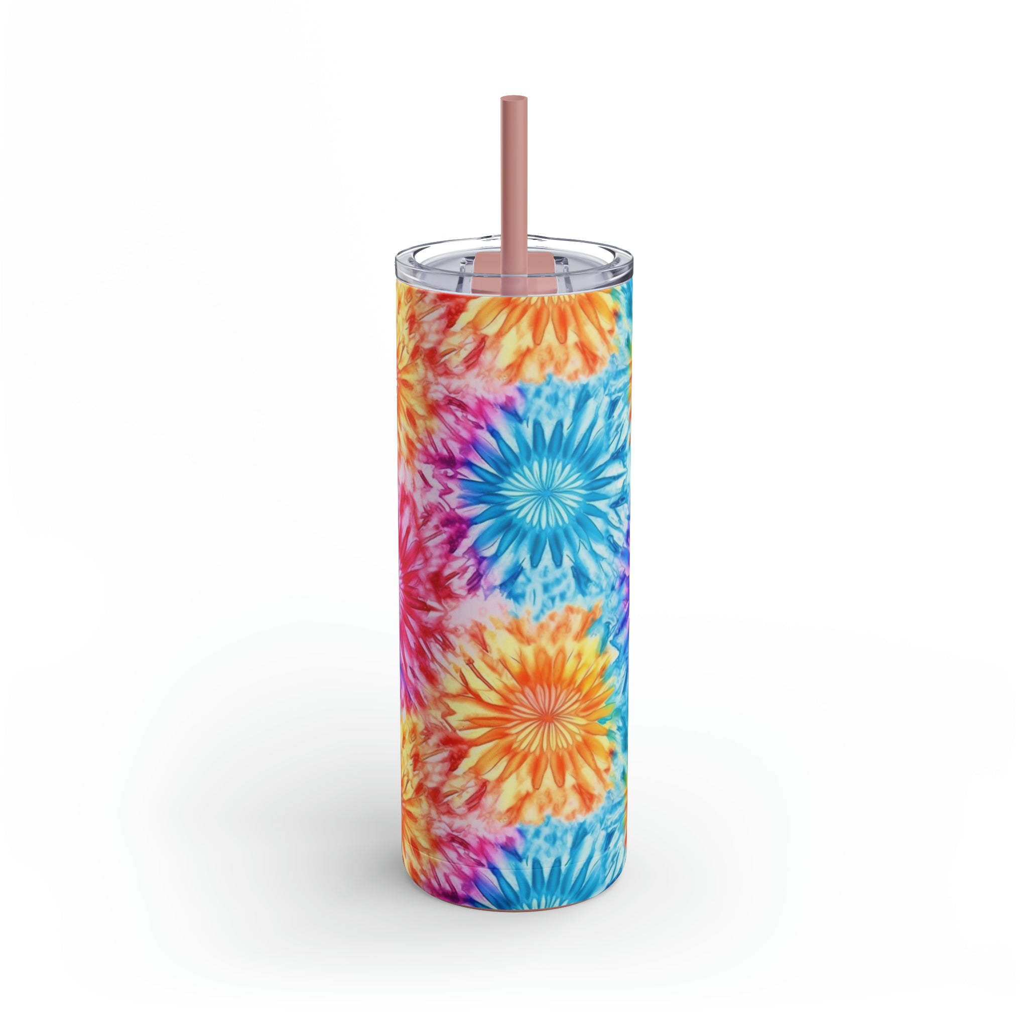 Maars Maker Skinny Matte Tumbler, 20oz - Tie Dye, Abstract Designs 02