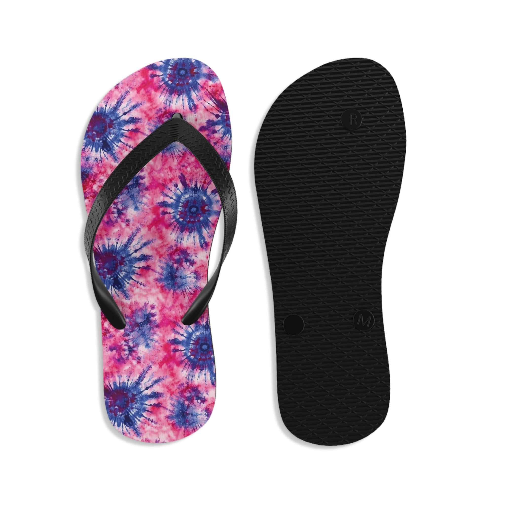 Unisex Flip-Flops (AOP) - Tie Dye Designs 03